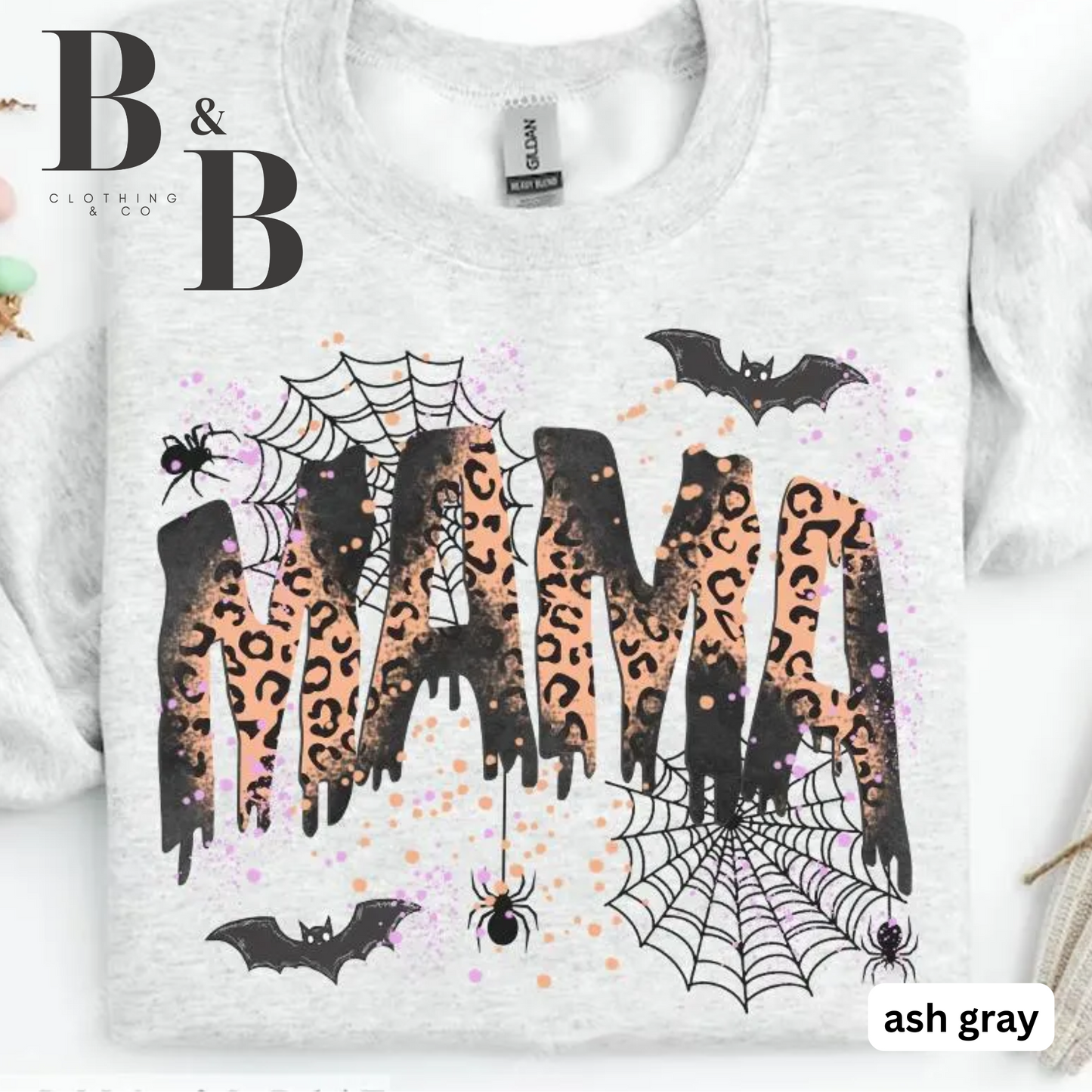 MAMA Spooky Cheetah Crewnecks