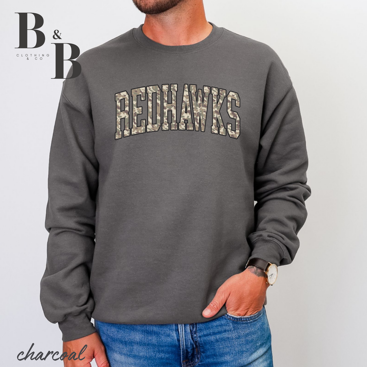 Camo Print Redhawks Sweatshirts