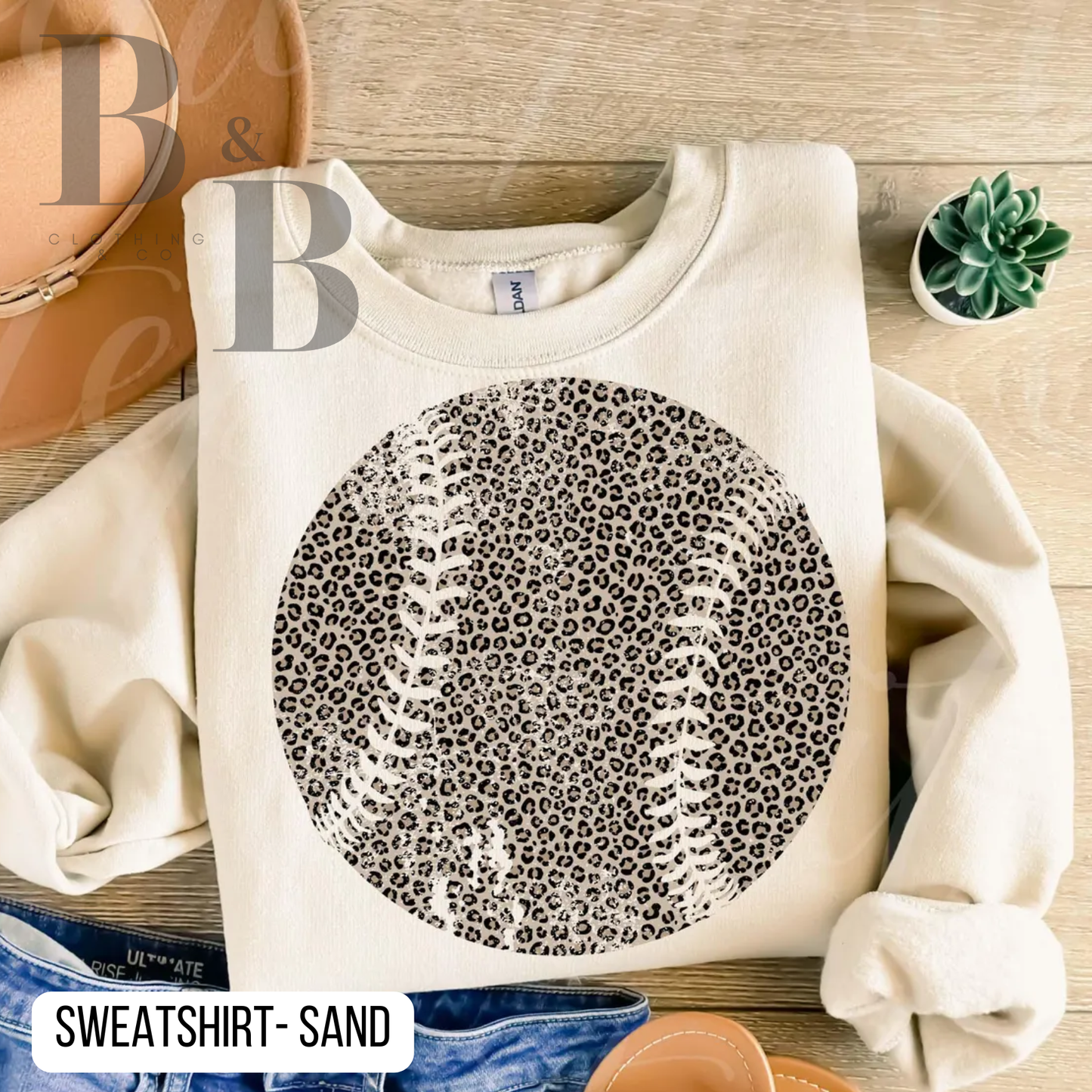 Leopard Cheetah Baseball Tee|Sweatshirt