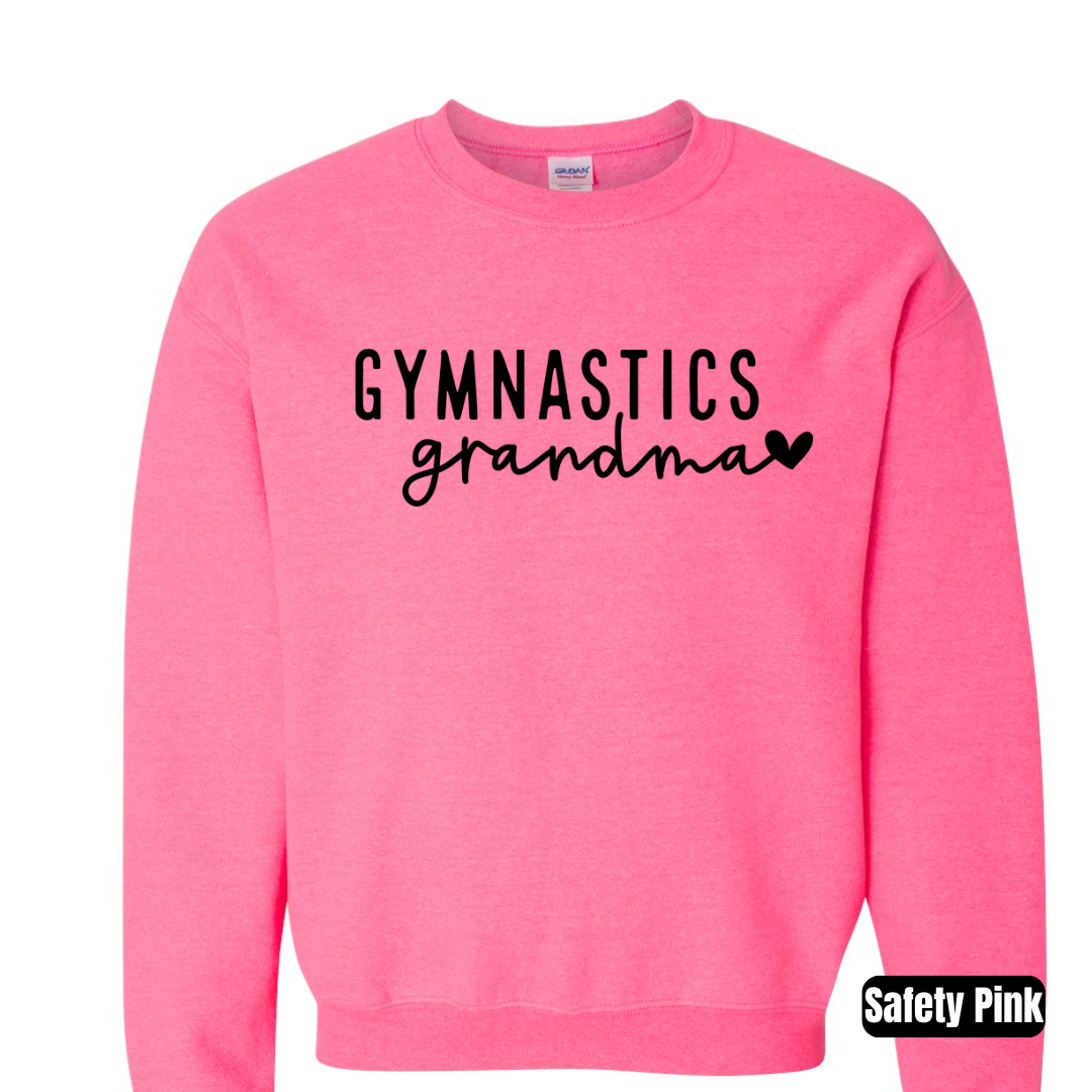 Gymnastics Grandma Tee/Sweatshirt/Hoodie- CHOOSE YOUR COLOR!