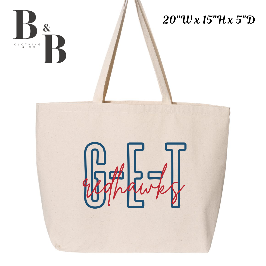 GET Redhawks- Jumbo Tote Bag
