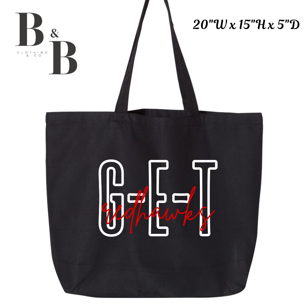 GET Redhawks- Jumbo Tote Bag