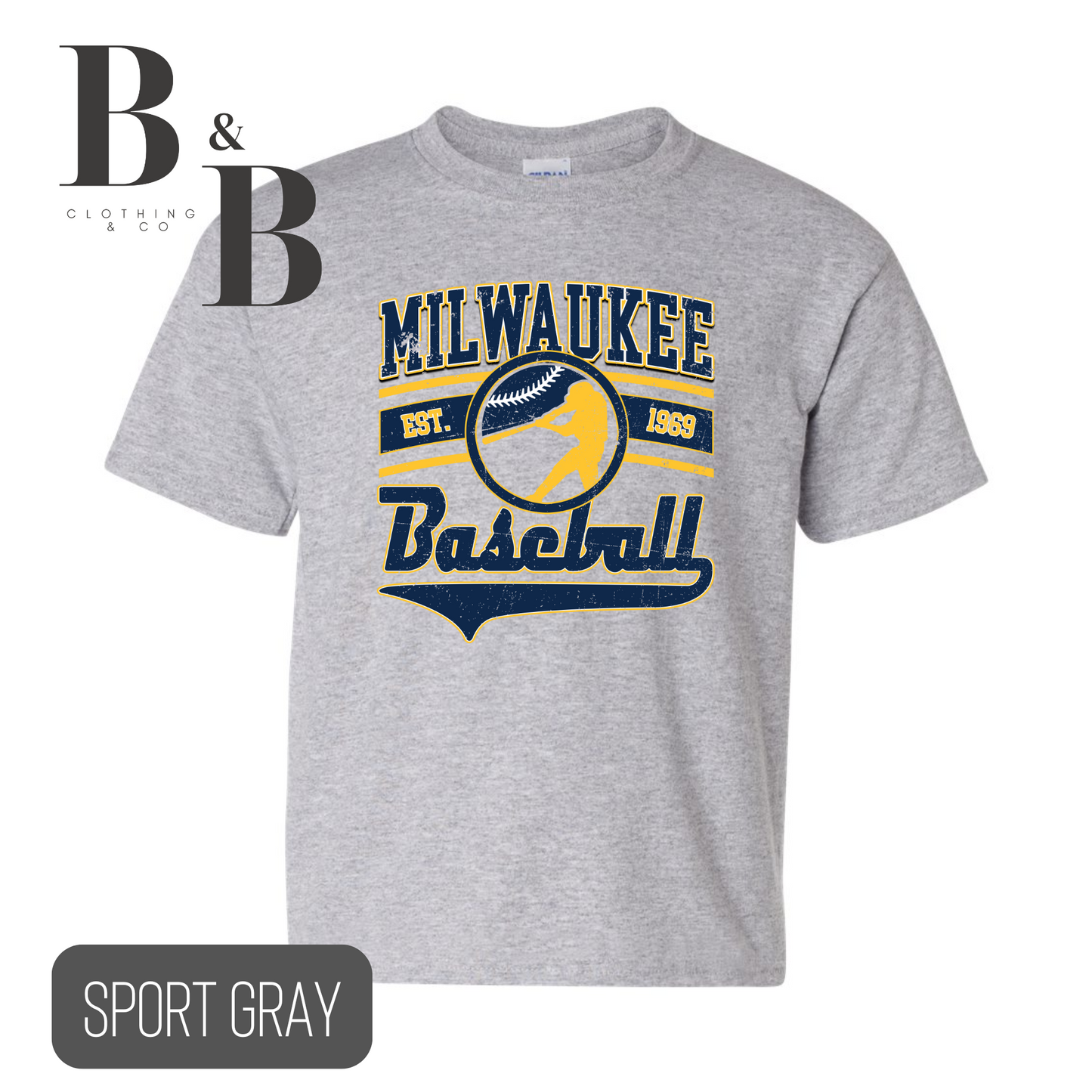 Milwaukee Baseball Tee- Youth