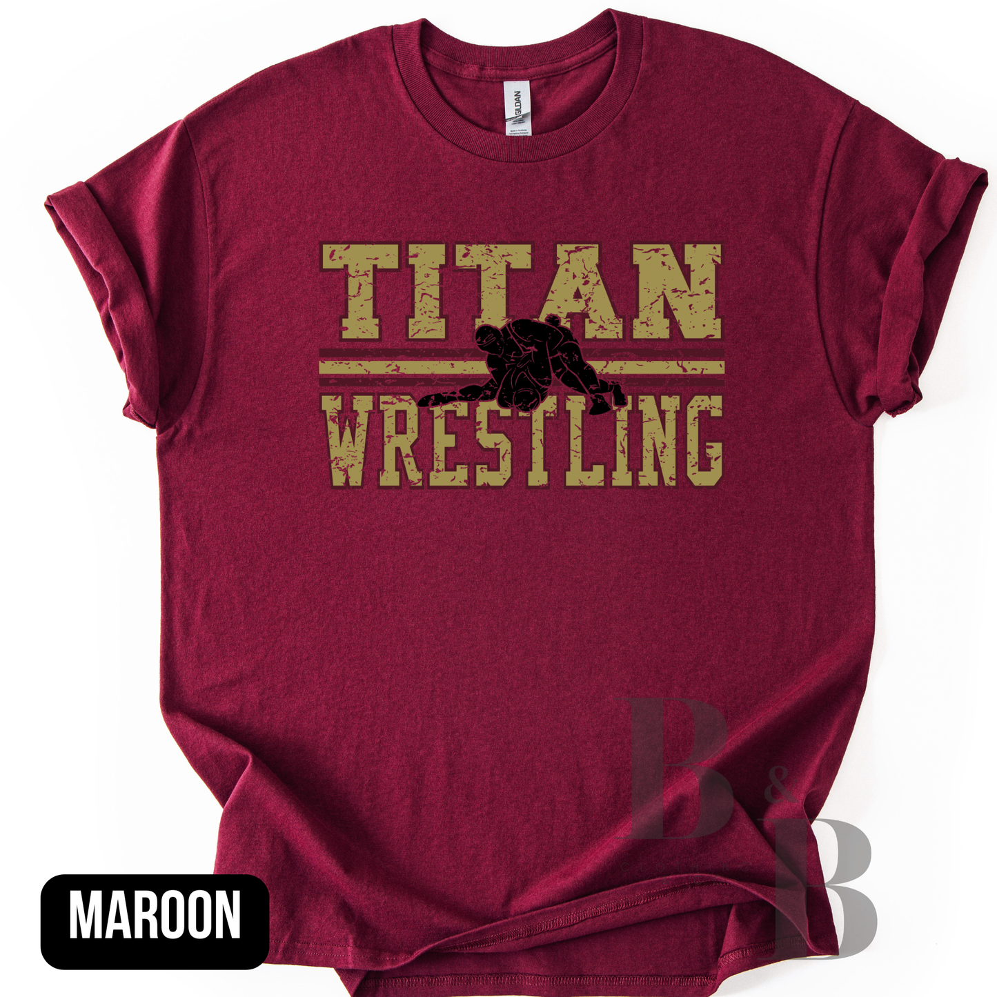 Titan Wrestling 3 YOUTH Tee|LS|Crew|Hoodie