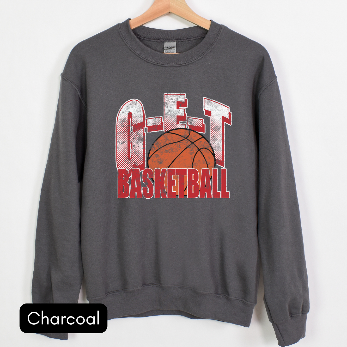 G-E-T Basketball w/ Basketball YOUTH Tee|LS|Crew|Hoodie