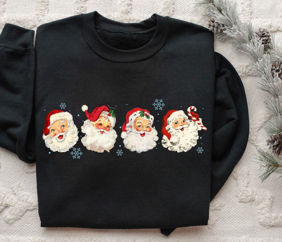 Retro Santa's