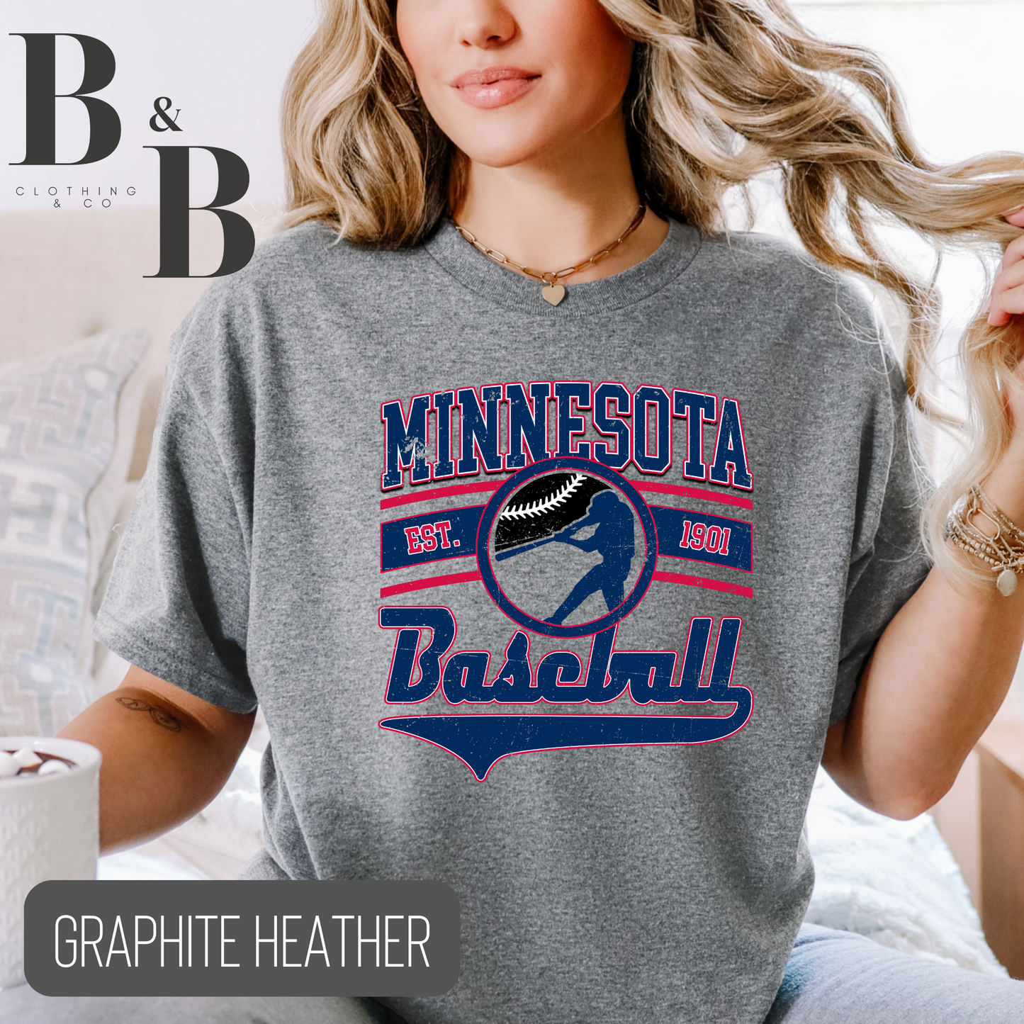 Minnesota Baseball Tee- Adult