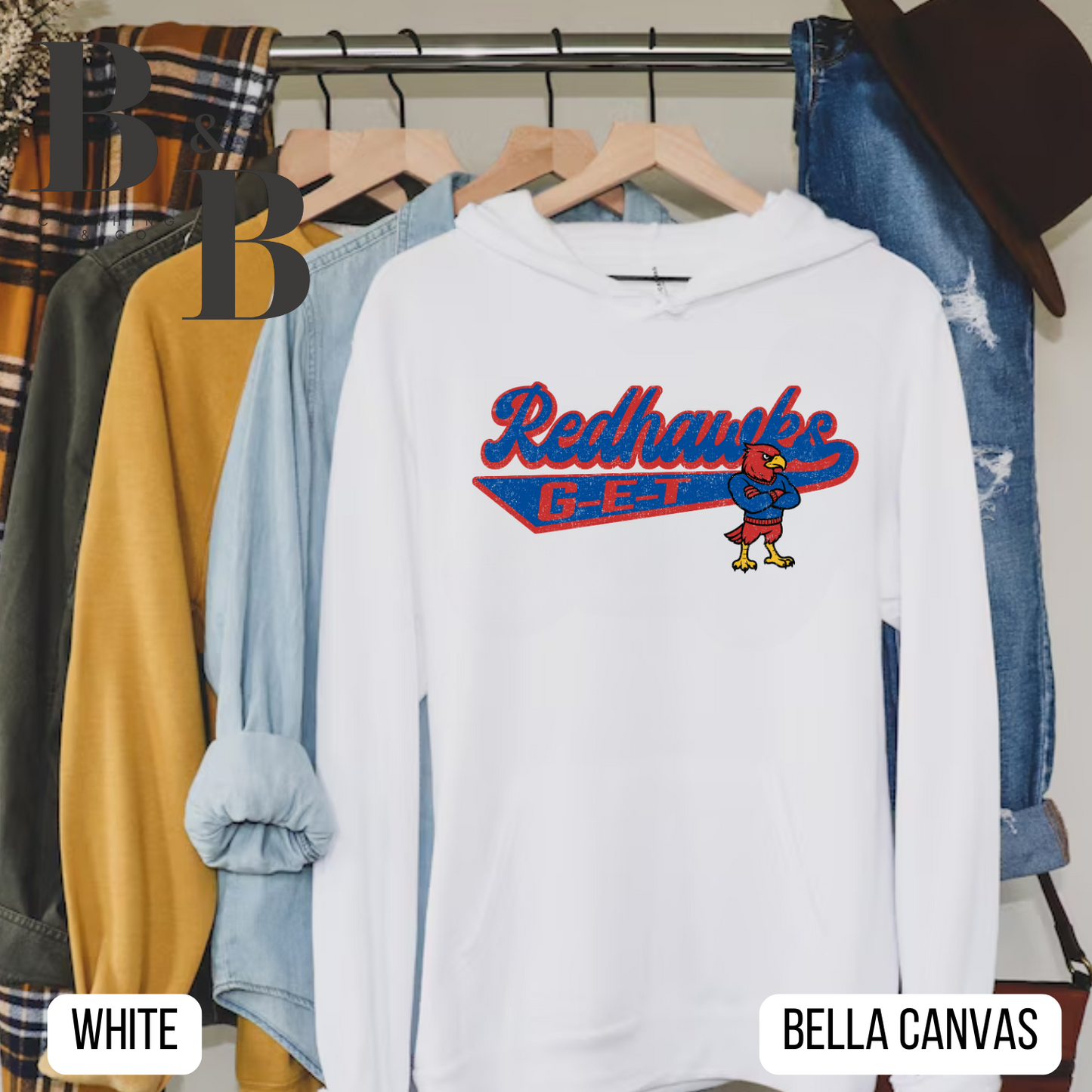 G-E-T Redhawks Mascot Sweatshirts