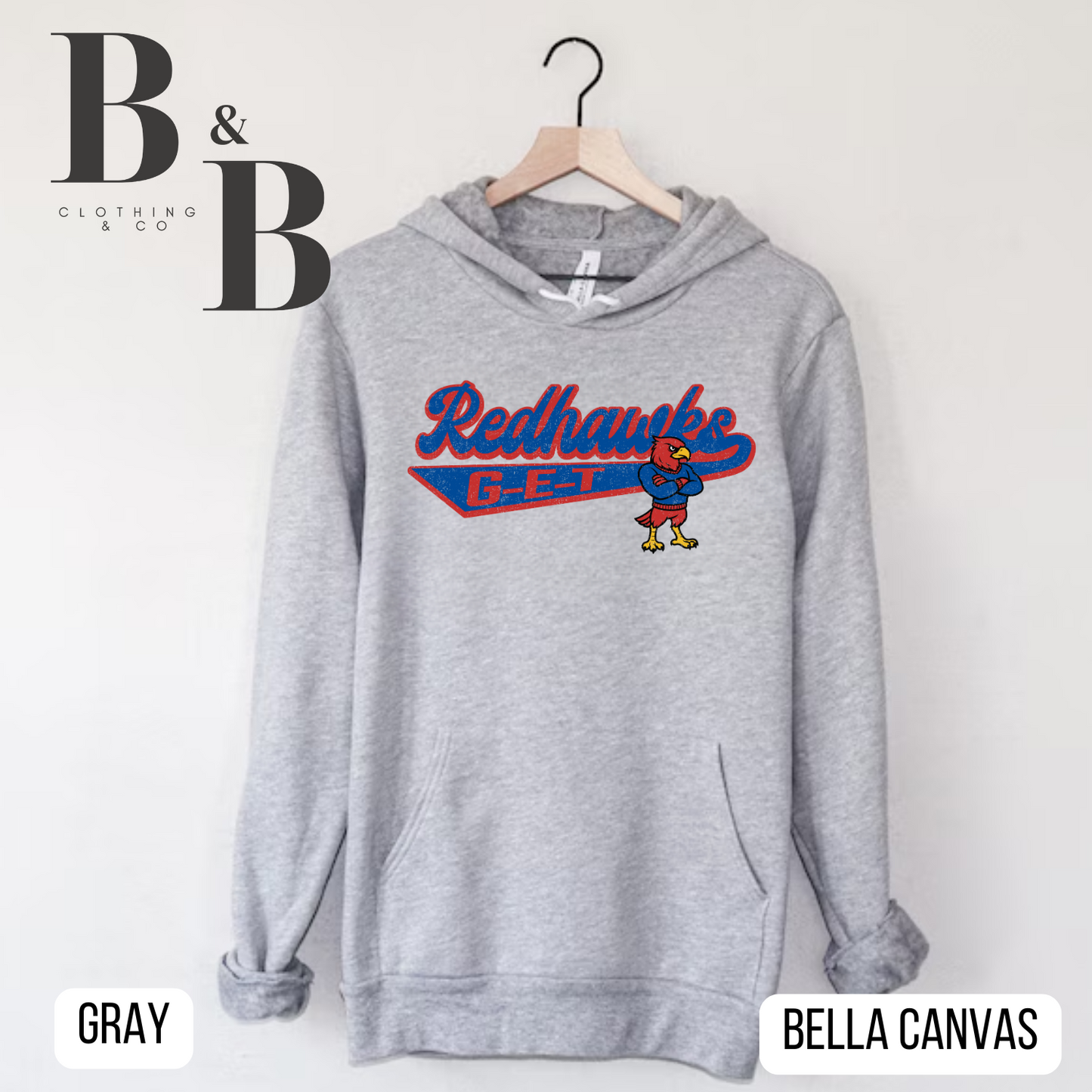 G-E-T Redhawks Mascot Sweatshirts
