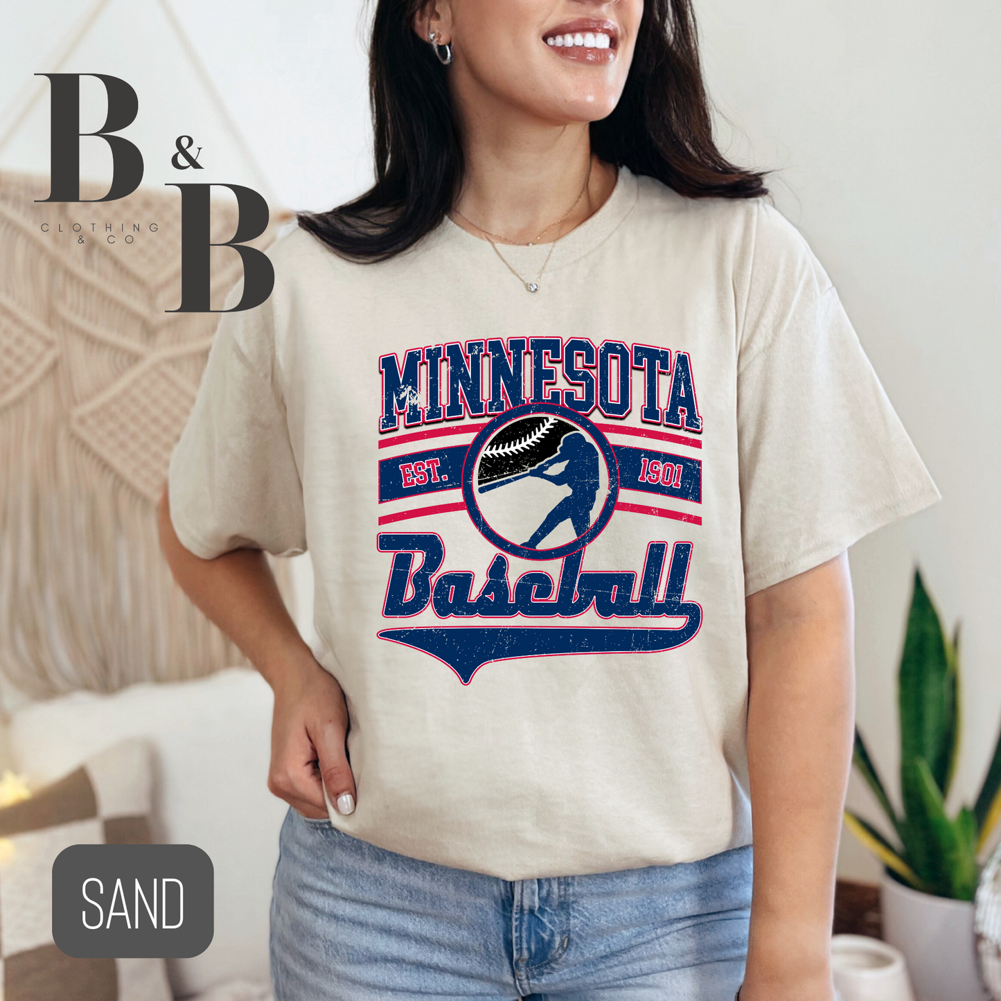 Minnesota Baseball Tee- Adult