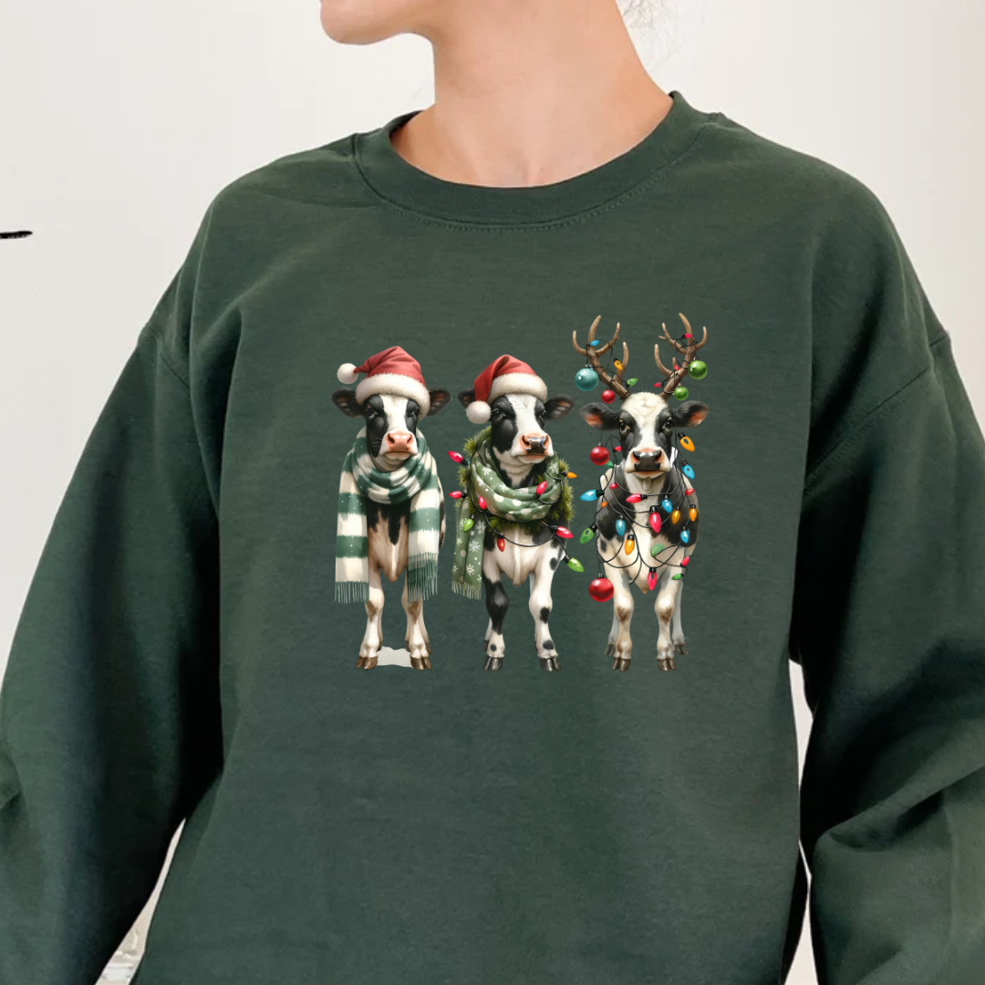 Christmas Cows