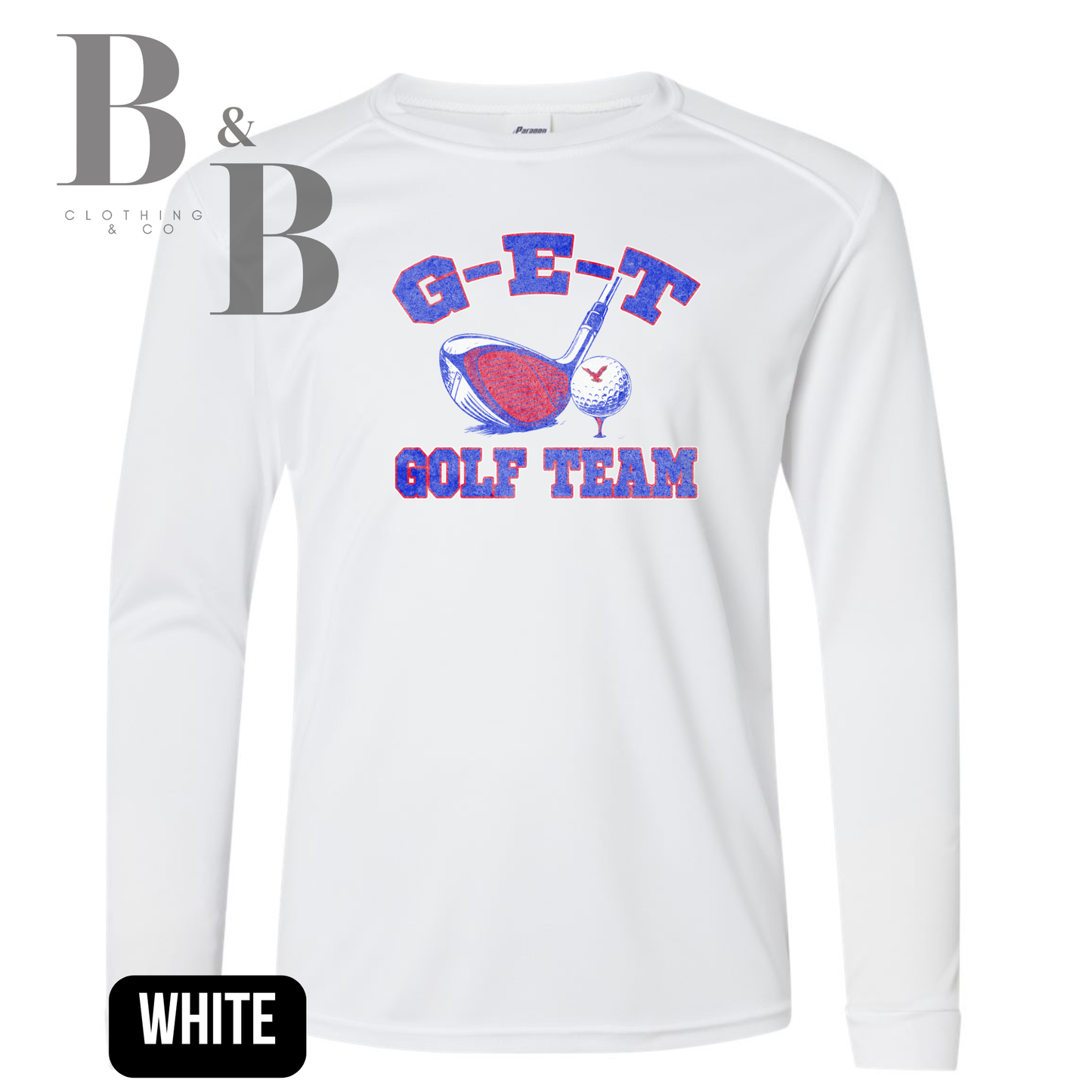 G-E-T Golf Adult Performance Long Sleeve Shirts