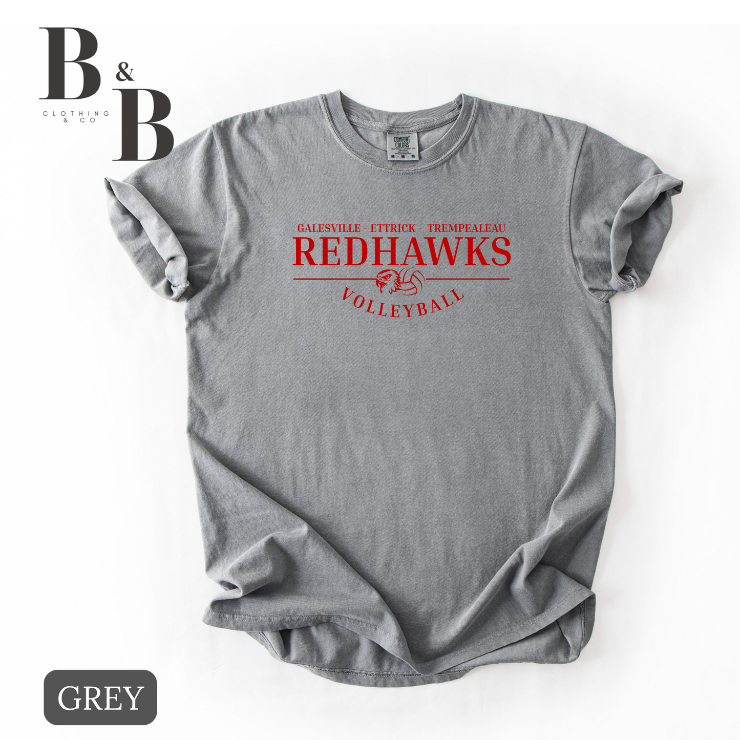 G-E-T Redhawk Volleyball Comfort Colors