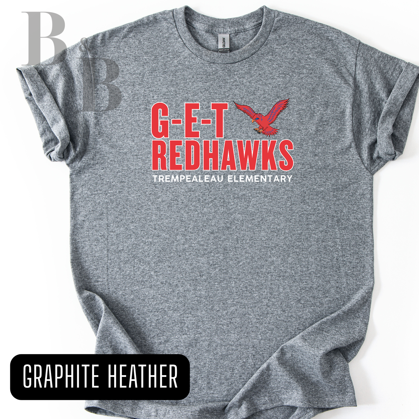 TE- Adult G-E-T Redhawks Tee|Crewneck|Hoodie