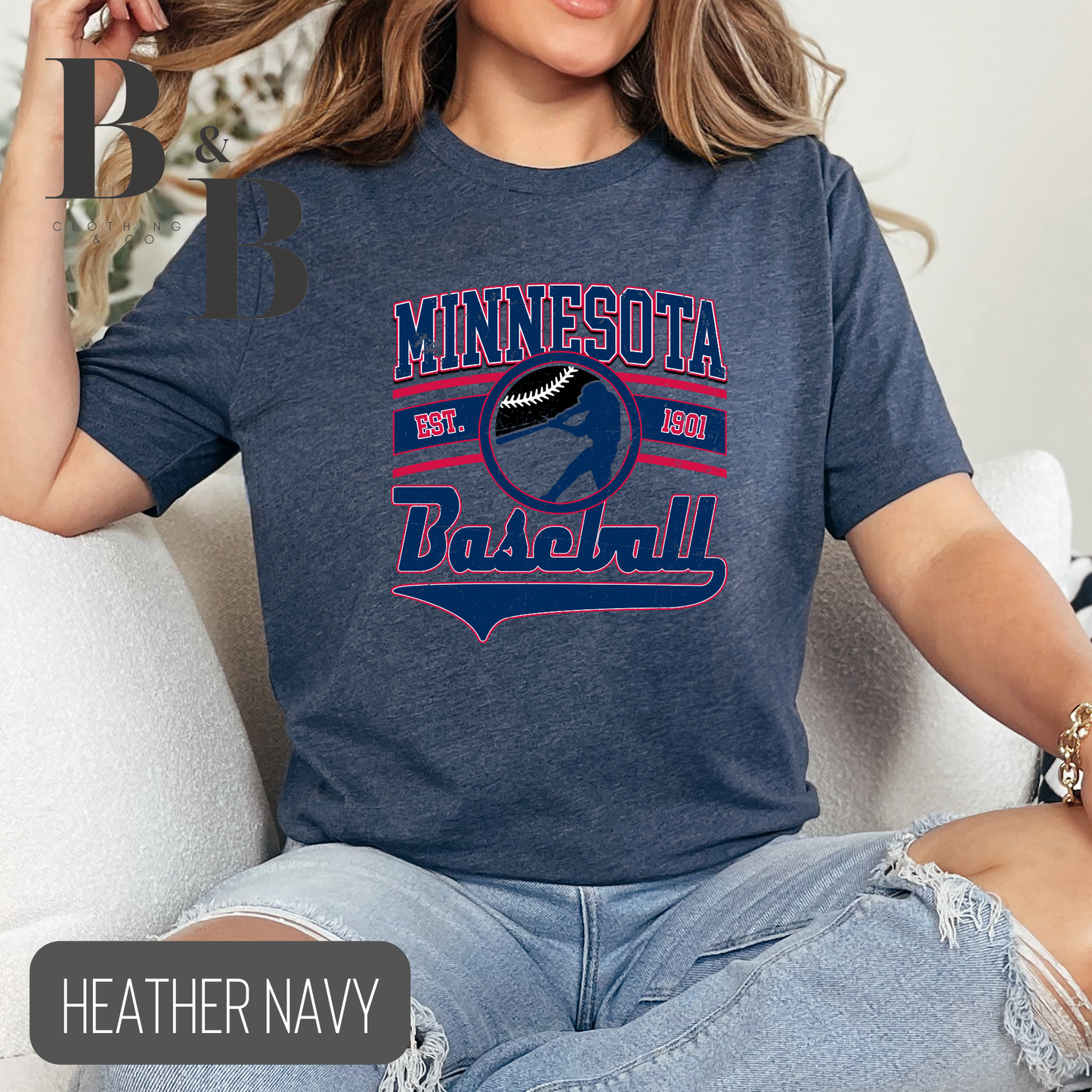 Minnesota Baseball Tee- Adult