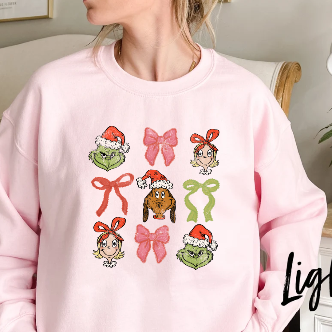 Grinch Bows Youth