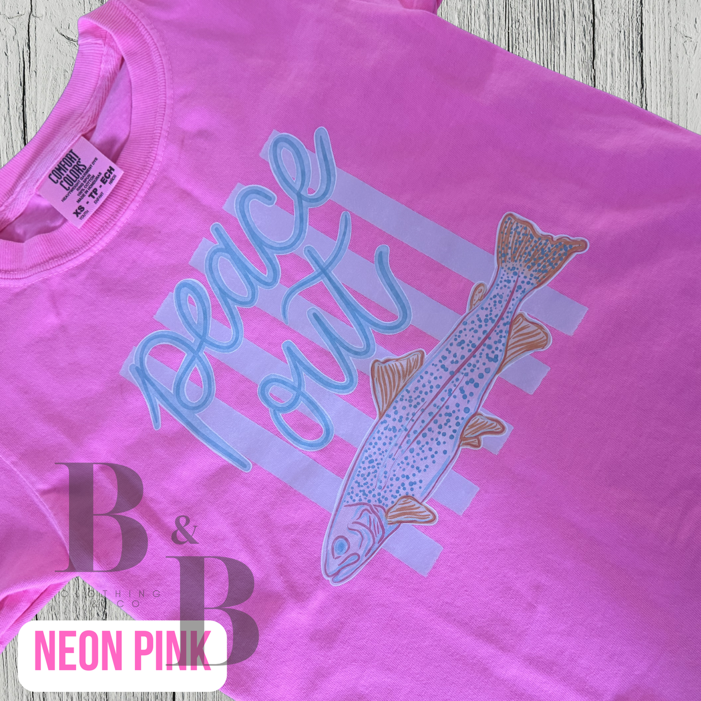 Peace Out/Catch Ya Later Comfort Color Tee