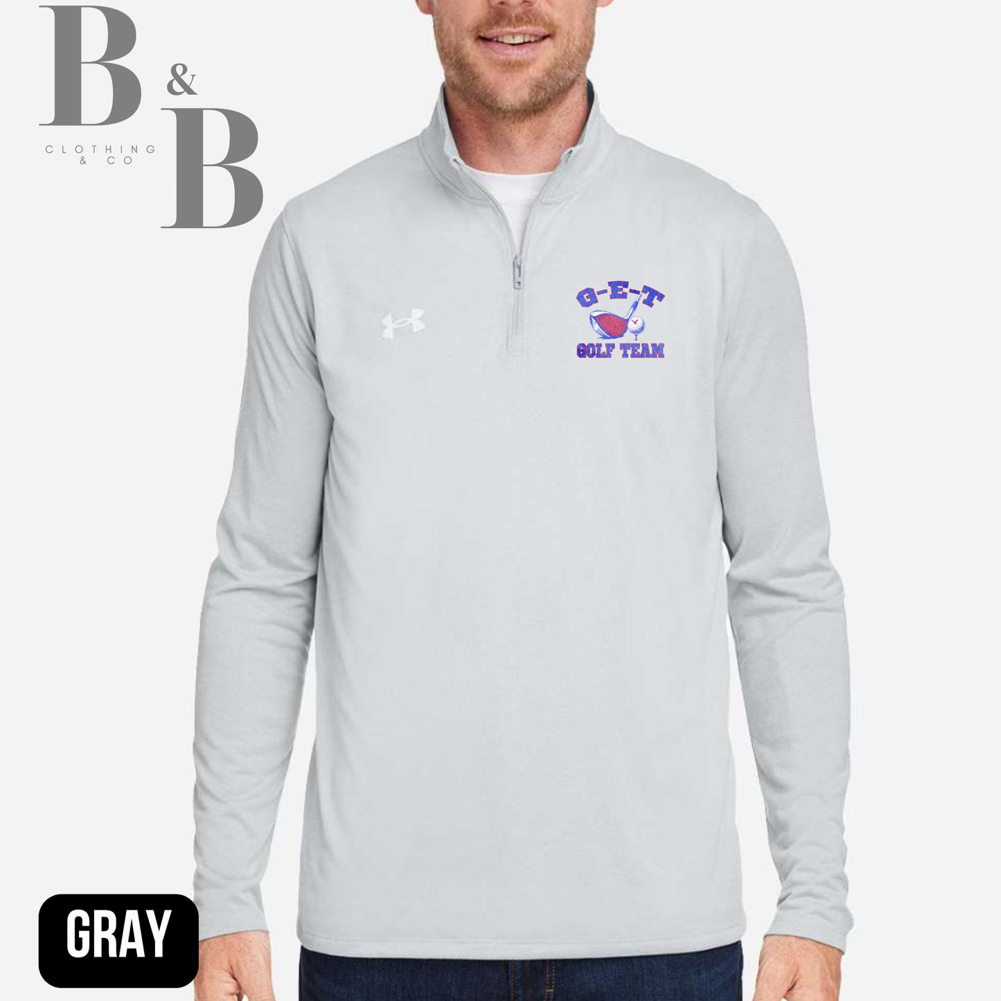 G-E-T Golf Under Armour Performance Quarter Zip Men + Womens
