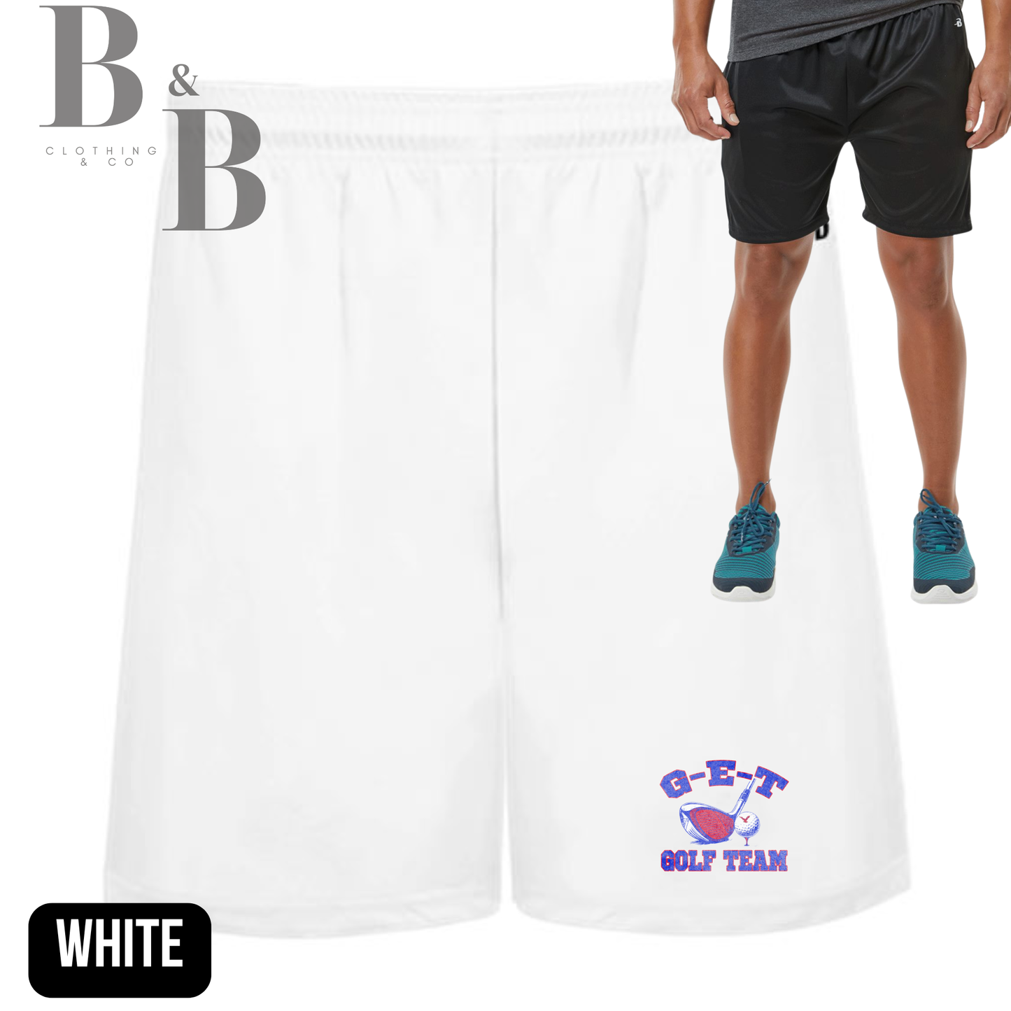 G-E-T Golf Men's Athletic Shorts