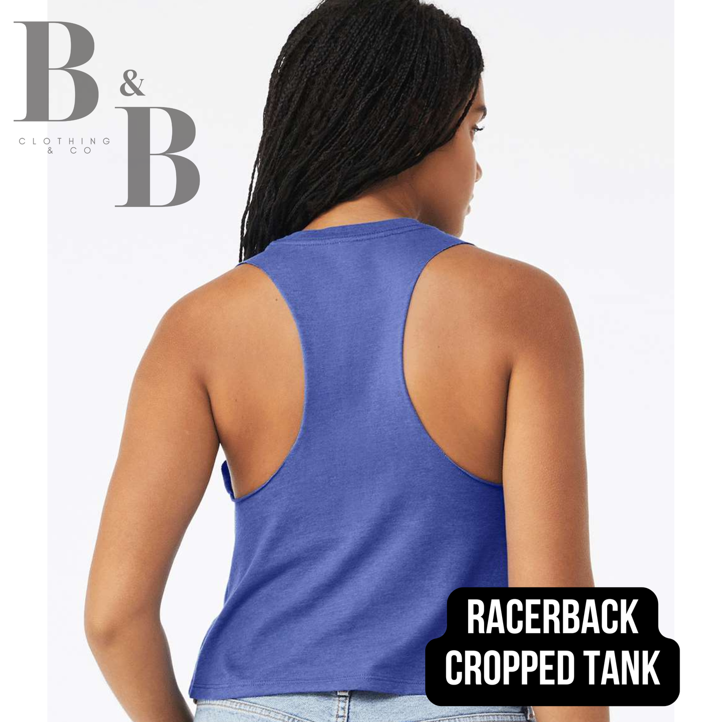 G-E-T Baseball 1 Womens Racerback Tank Cropped