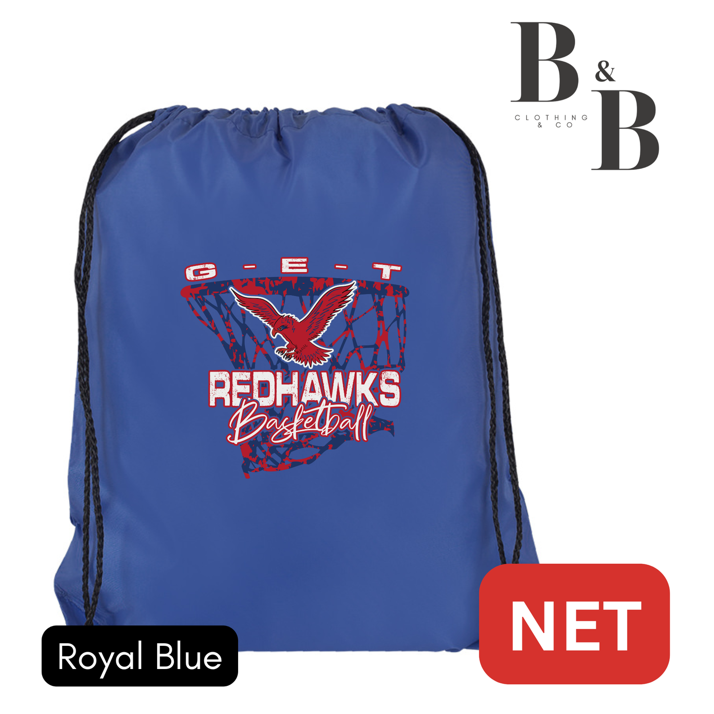 G-E-T Basketball Drawstring Backpack