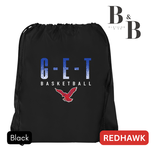 G-E-T Basketball Drawstring Backpack