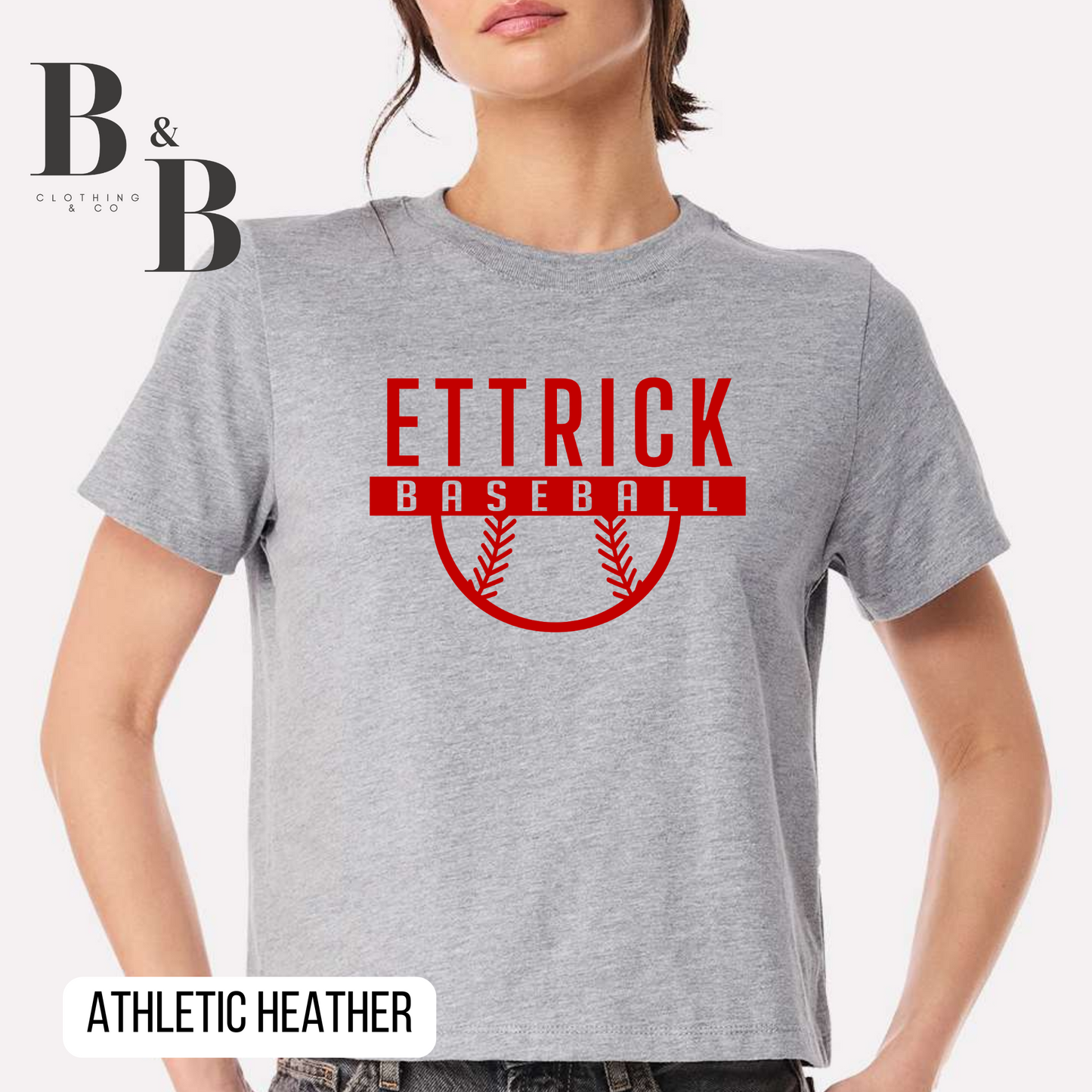 Ettrick Baseball Women's Boxy Tee