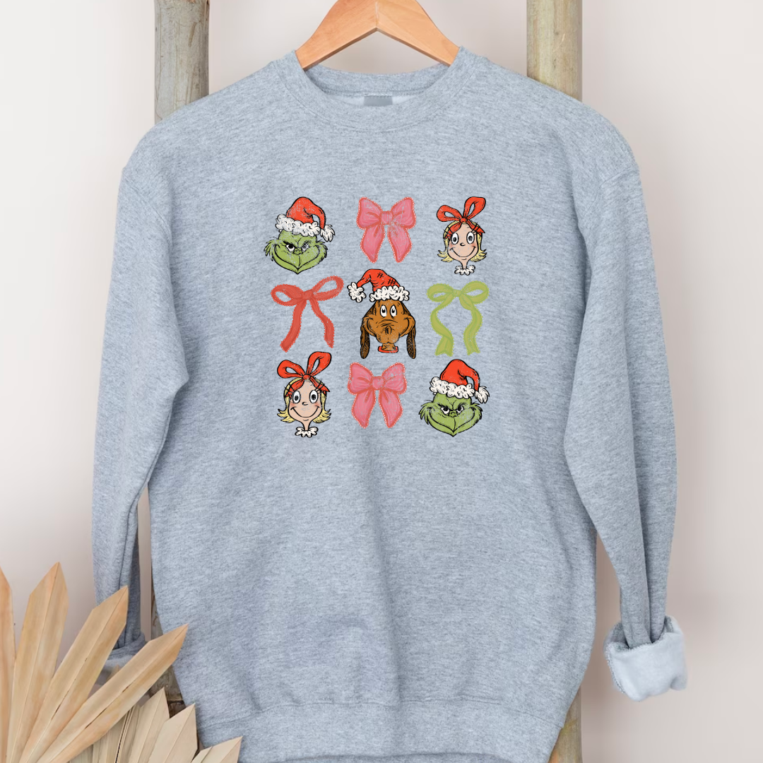 Grinch Bows Youth