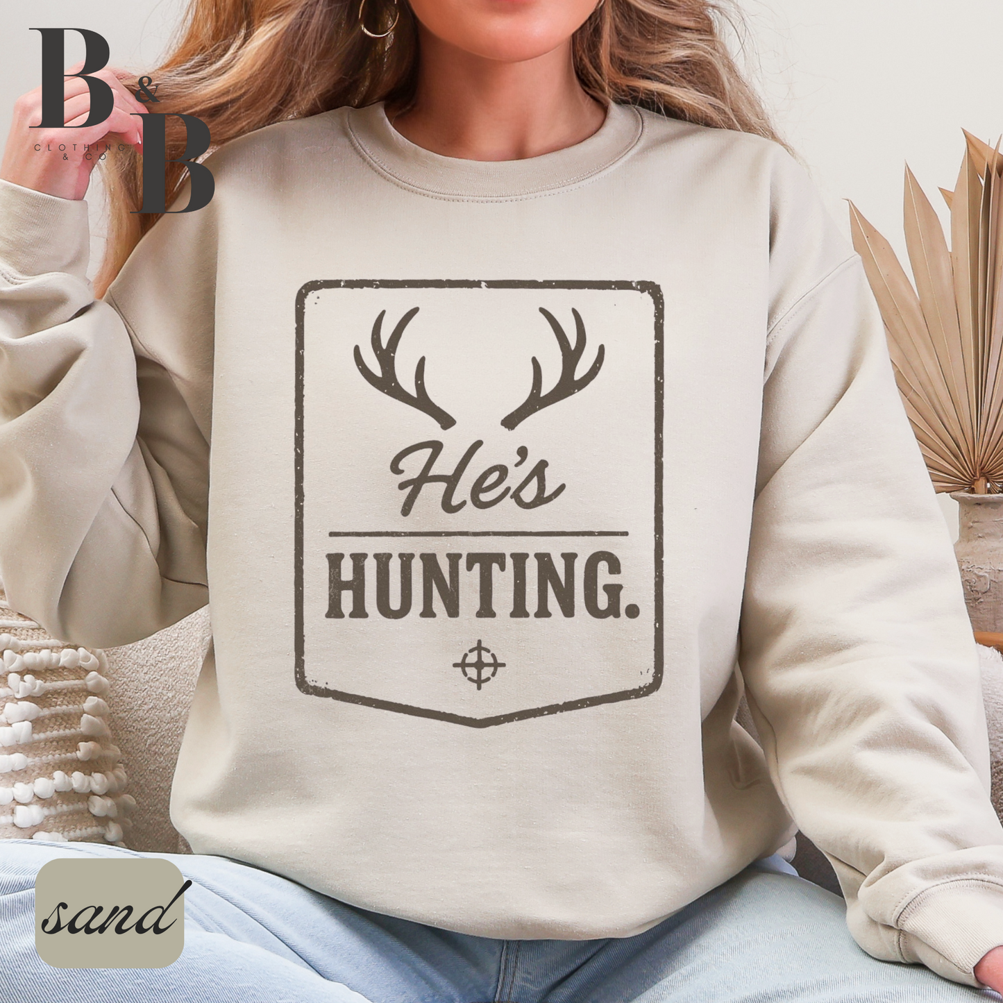 He's Hunting Badge