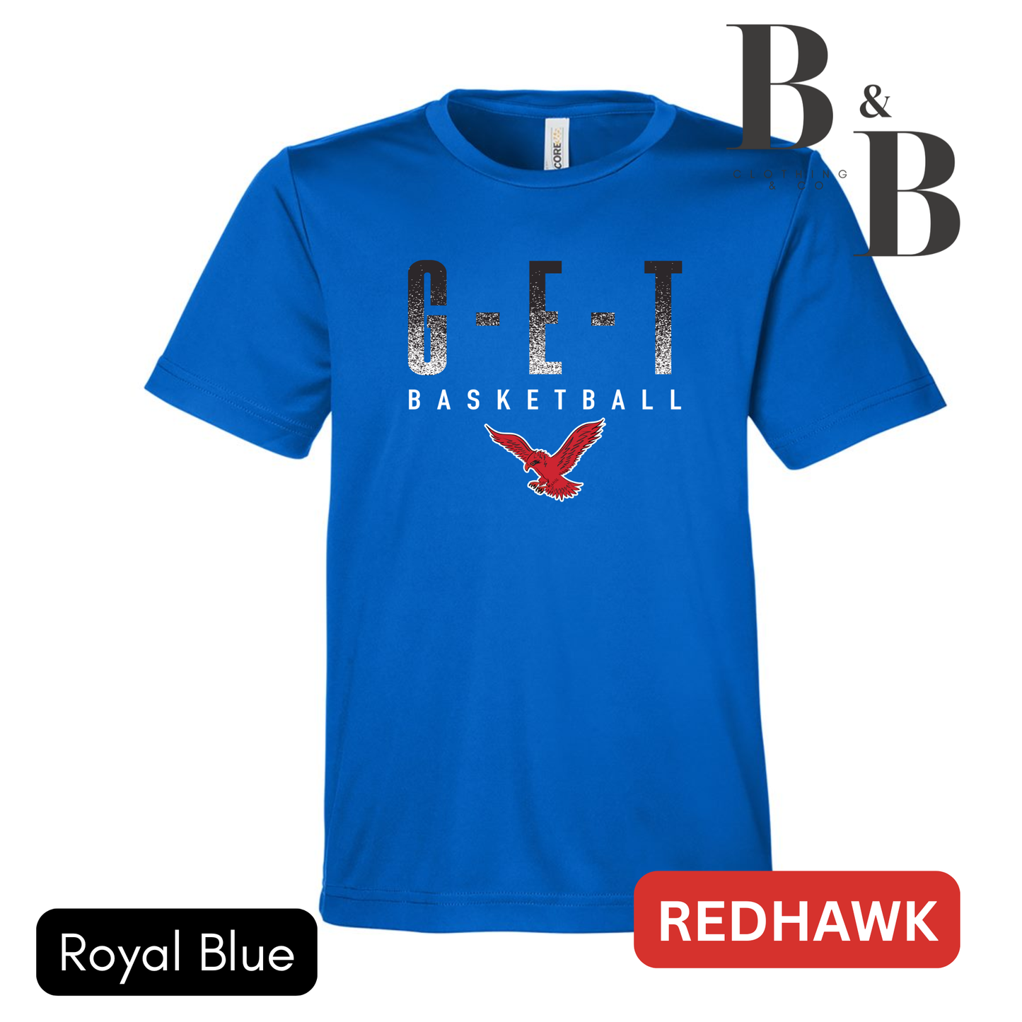 G-E-T Basketball Performance Tees Adult & Youth