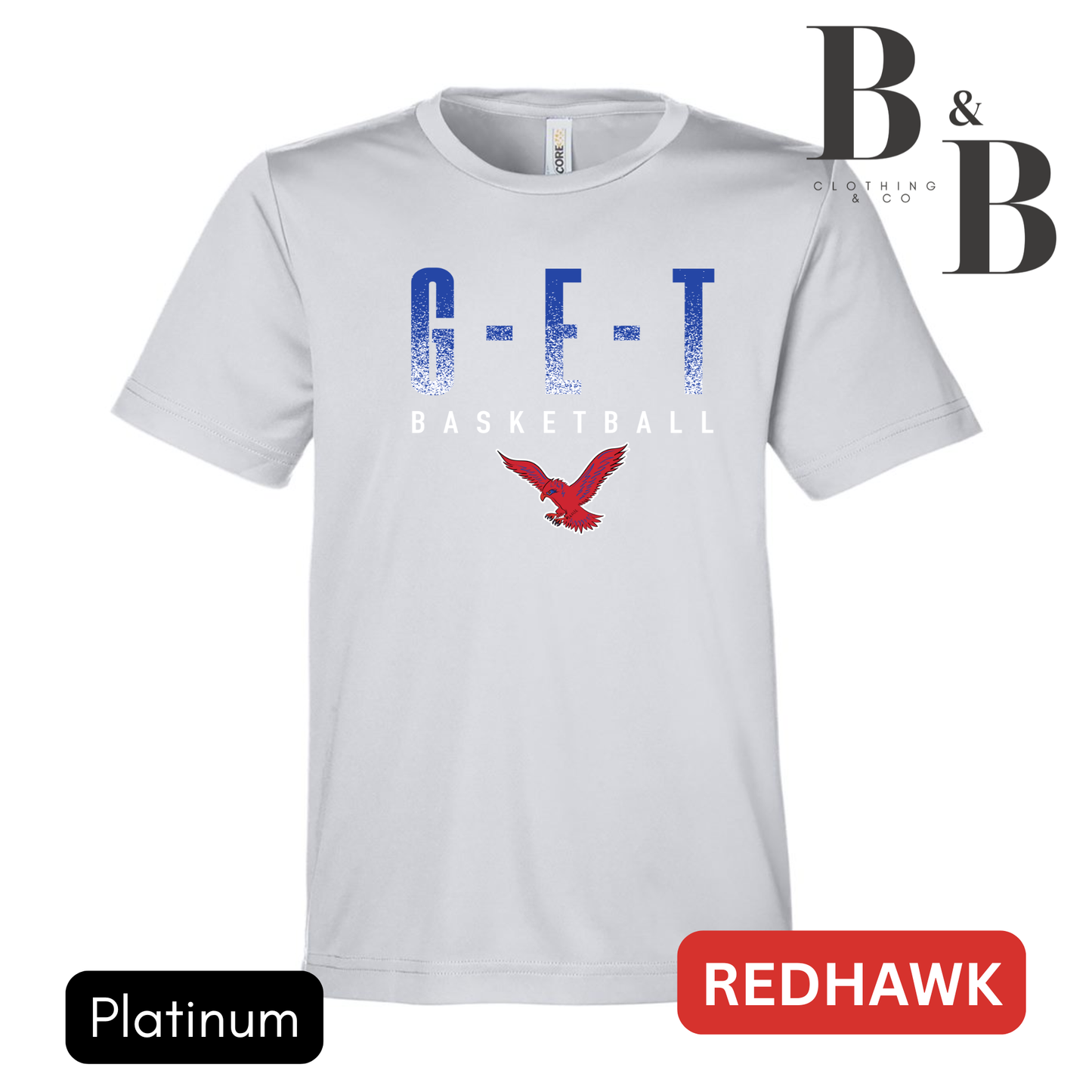 G-E-T Basketball Performance Tees Adult & Youth