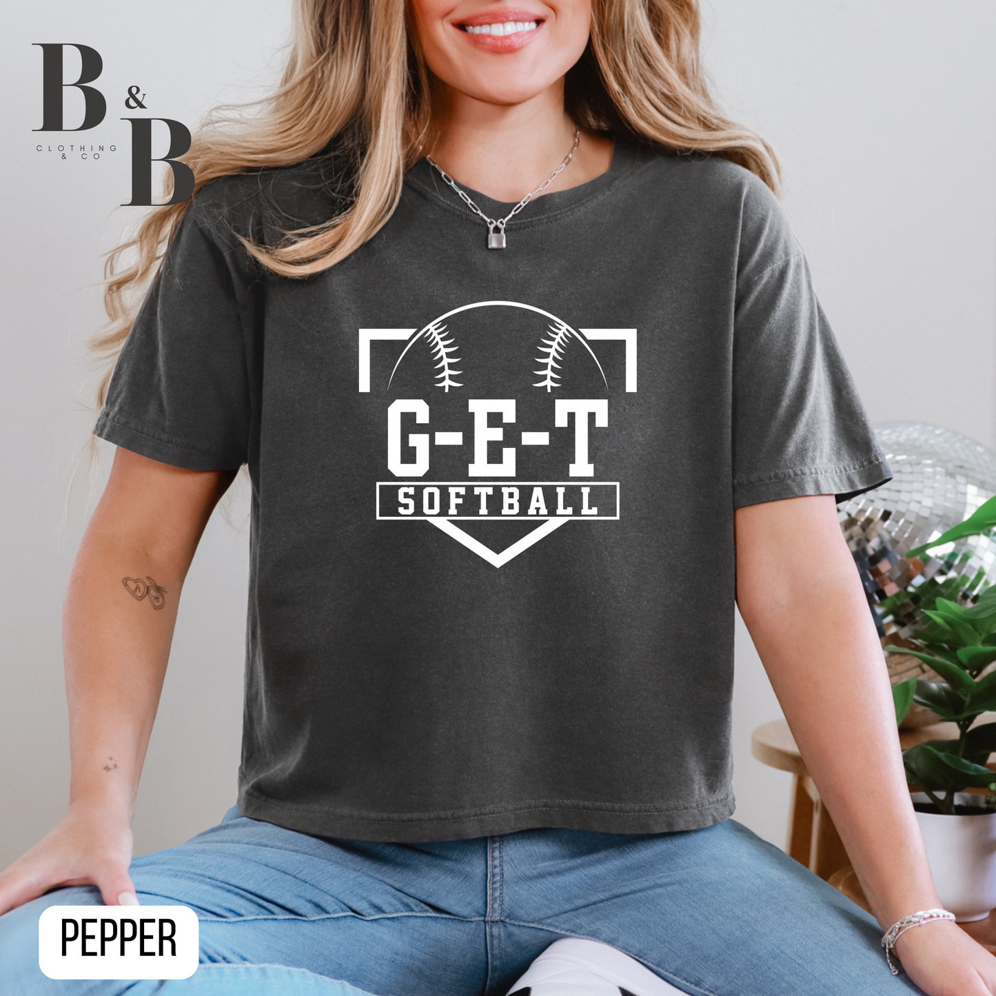 G-E-T Softball Women's Boxy Tee