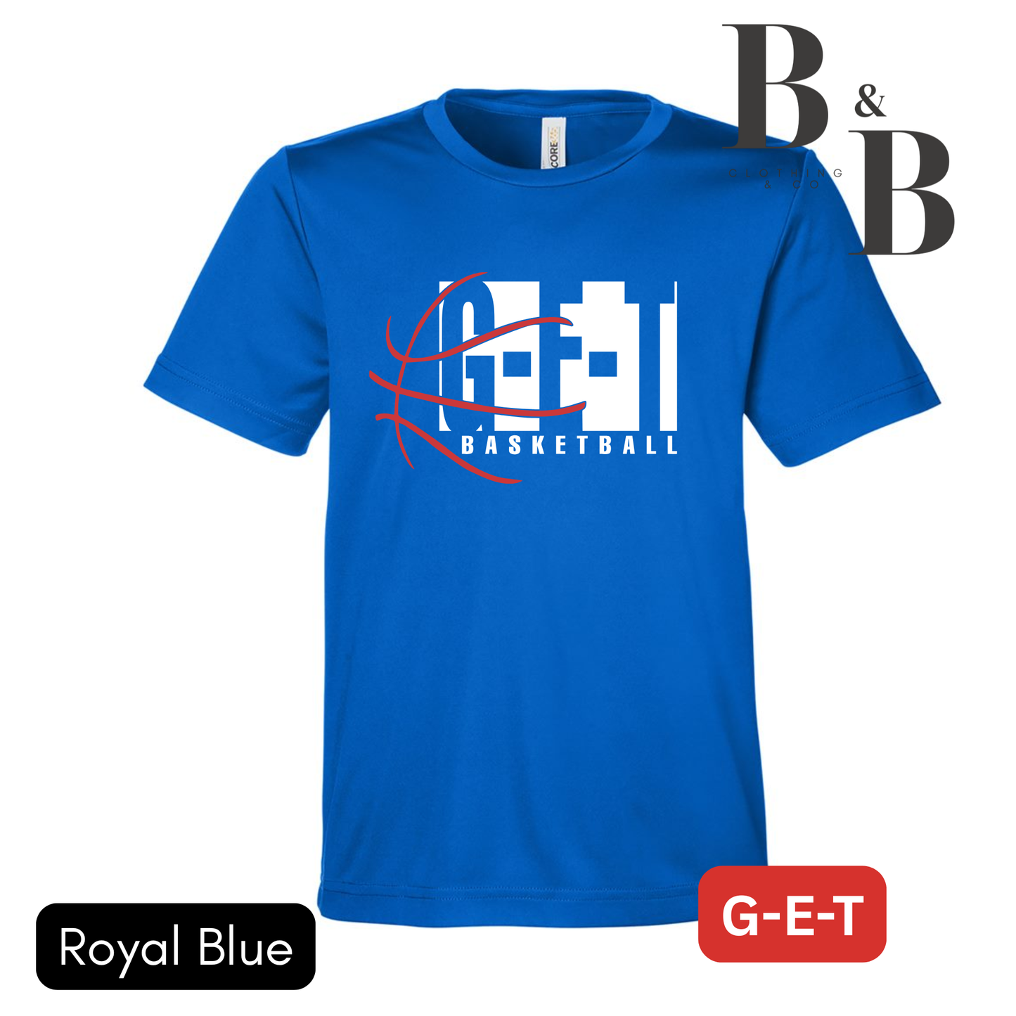 G-E-T Basketball Performance Tees Adult & Youth
