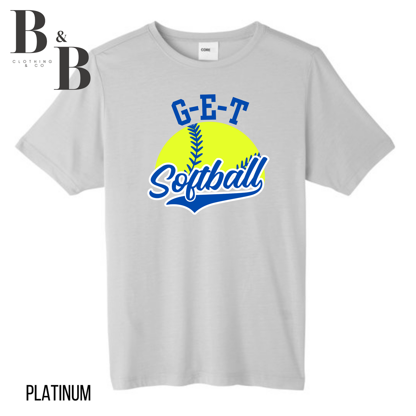 GET Softball 2 Performance Tee's YOUTH