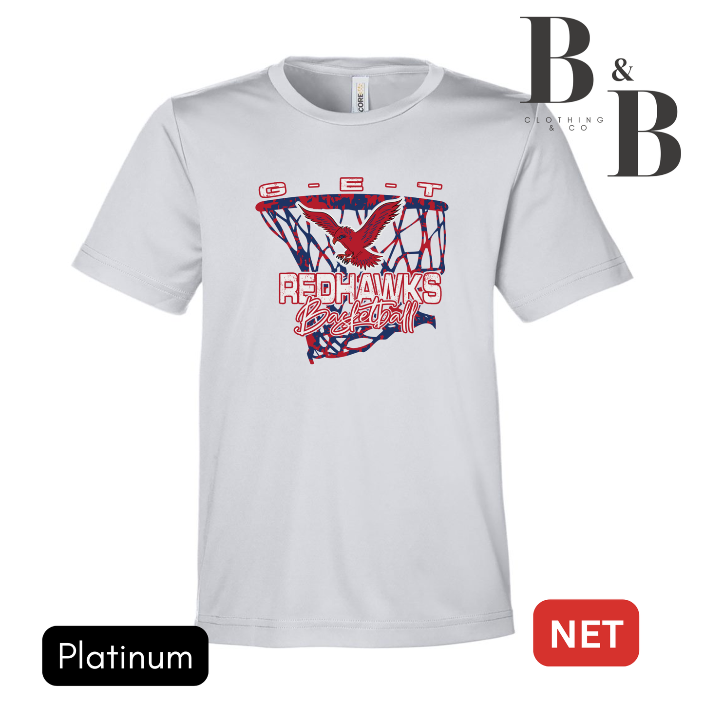 G-E-T Basketball Performance Tees Adult & Youth