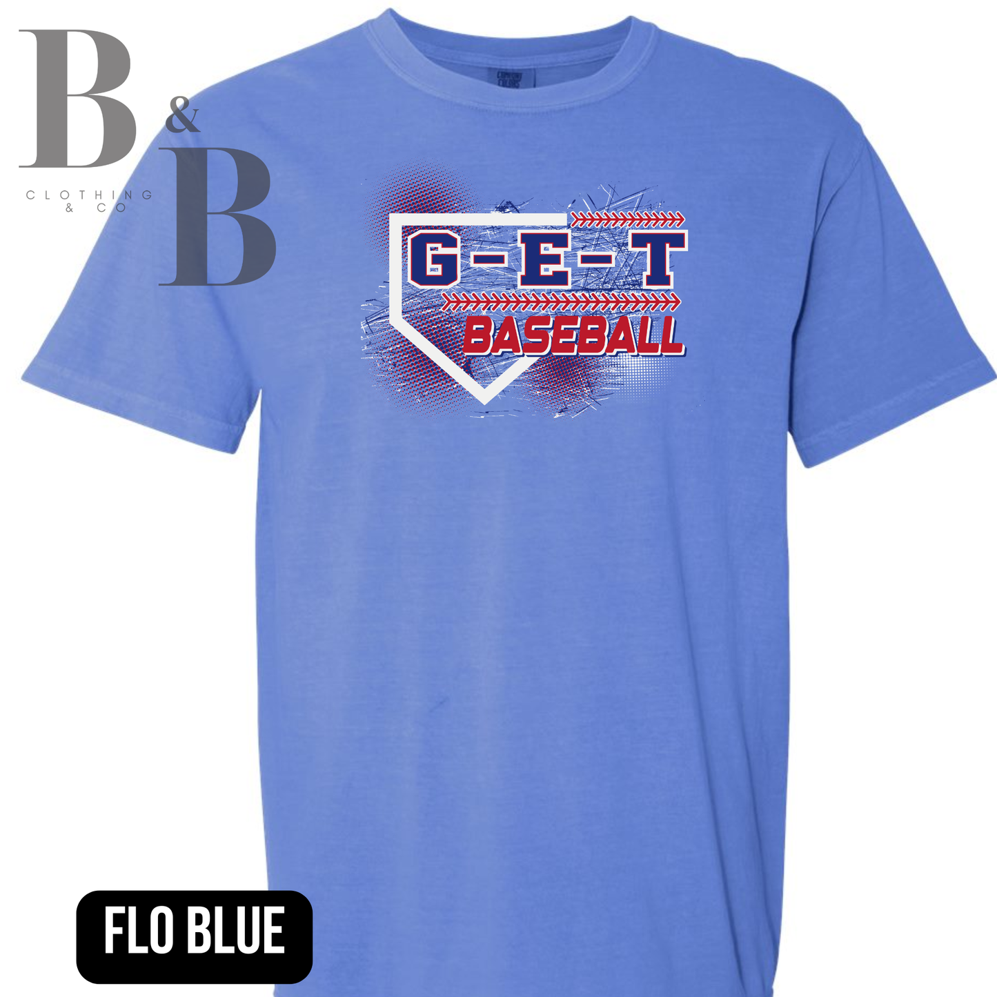 G-E-T Baseball 2 Adult Comfort Colors
