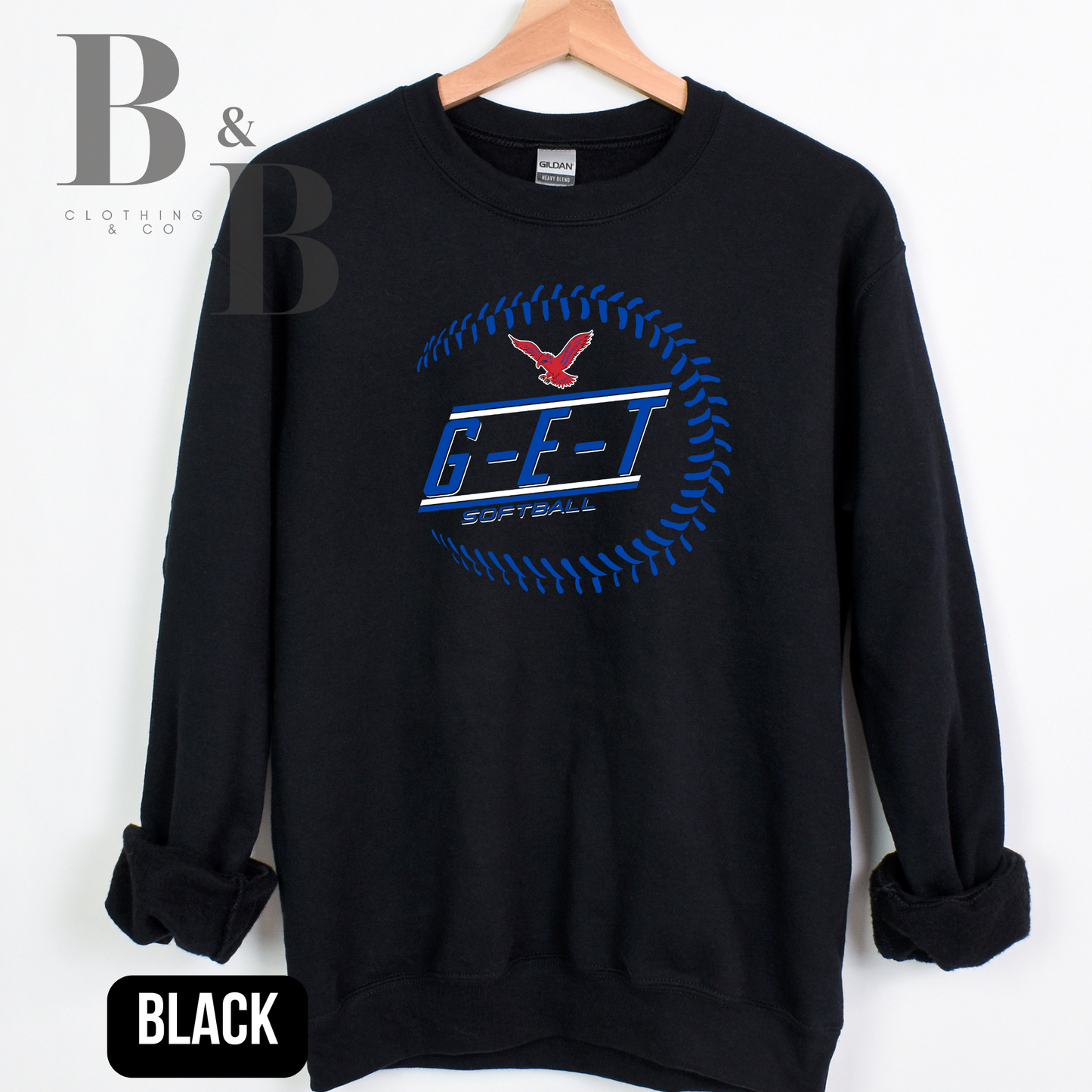 G-E-T Softball 1 Children's Crew|Hoodie