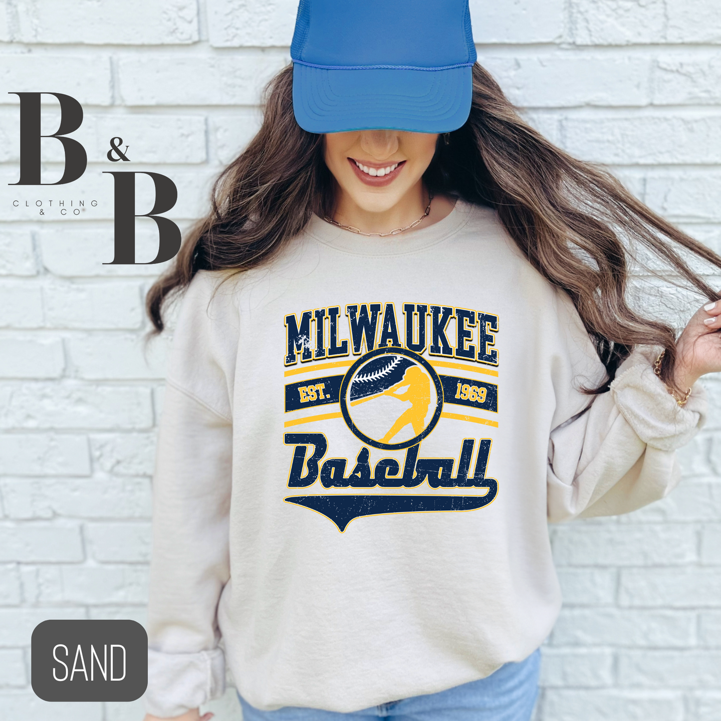 Milwaukee Baseball Sweatshirt- Adult