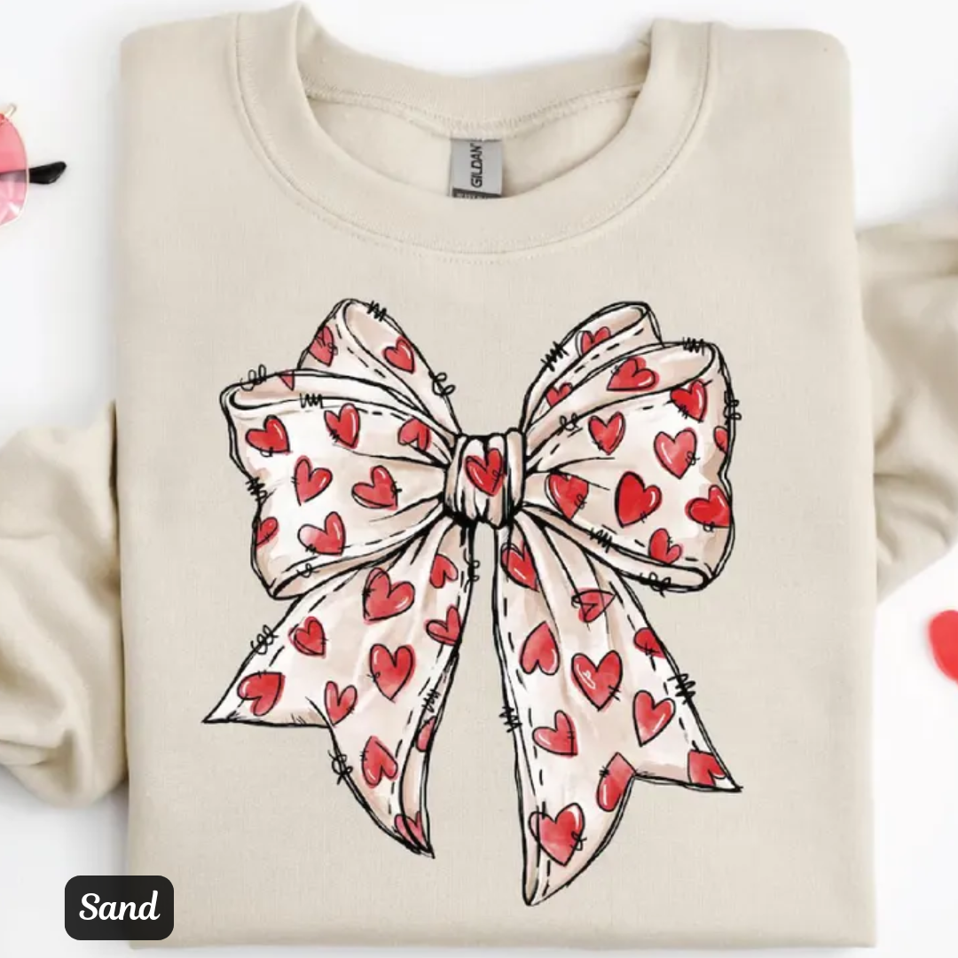 Bow With Hearts