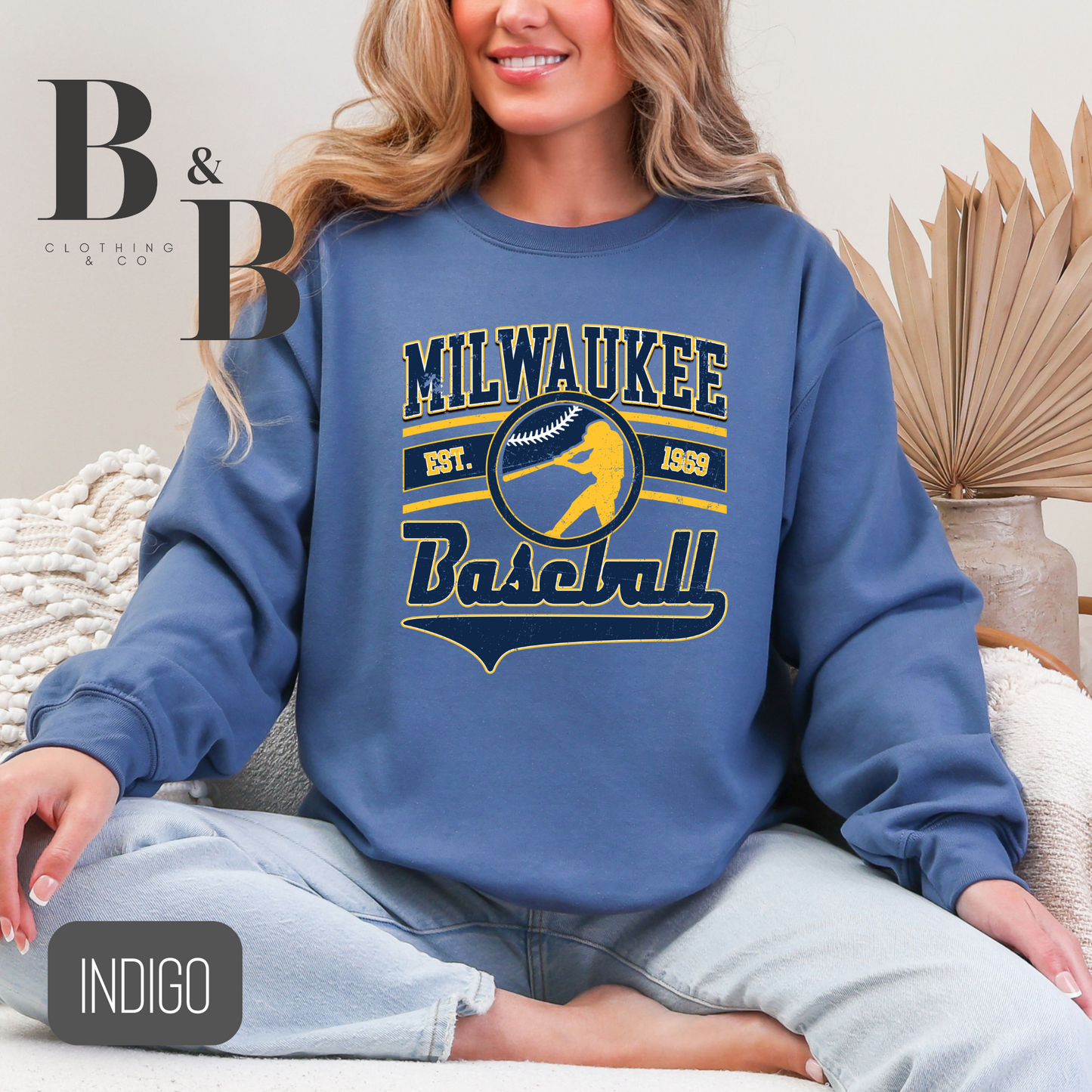 Milwaukee Baseball Sweatshirt- Adult