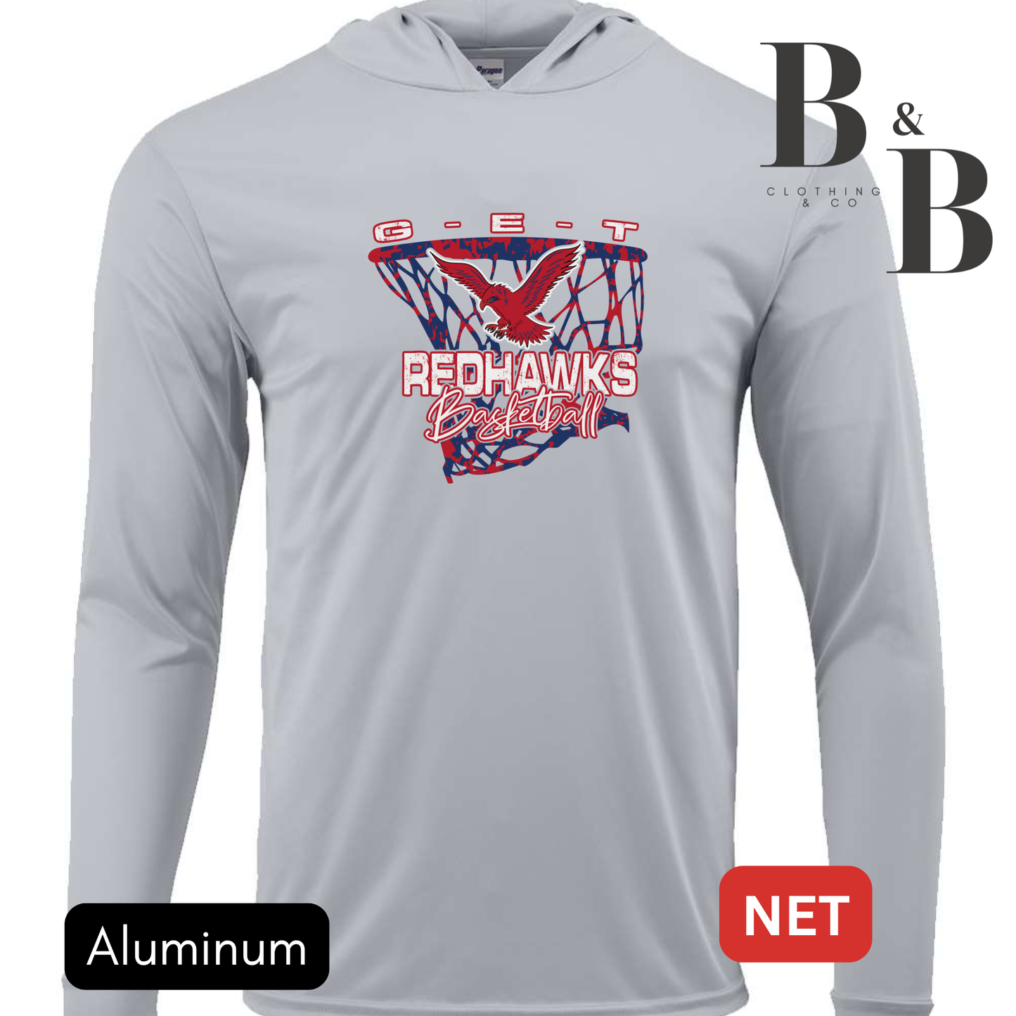 Performance Hooded Long Sleeve Shirts Adult & Youth