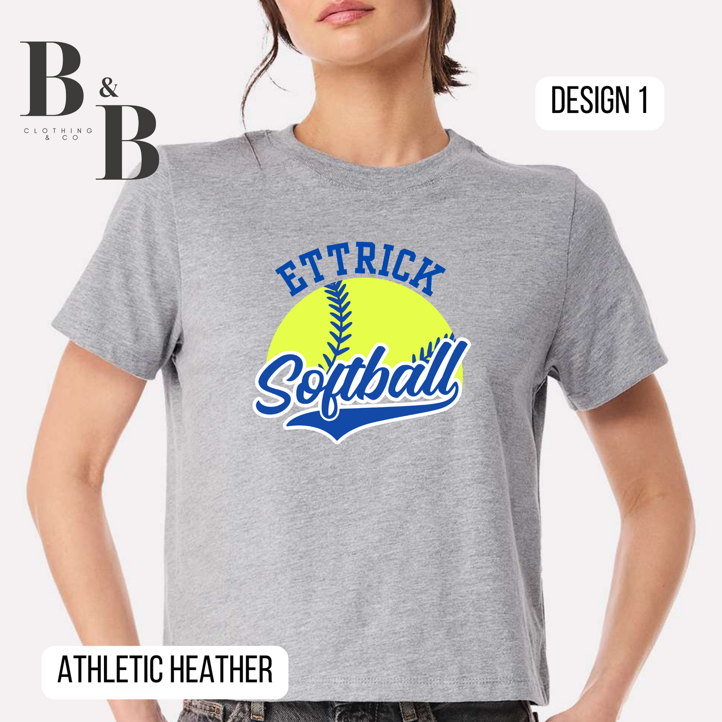 Ettrick Softball Women's Boxy Tee