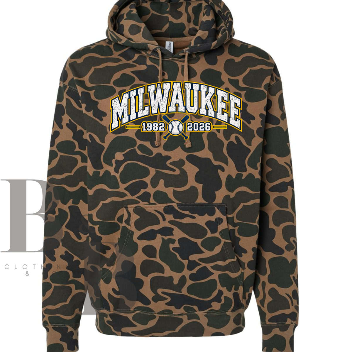 Milwaukee Duck Camo Hoodie- Adult/Youth