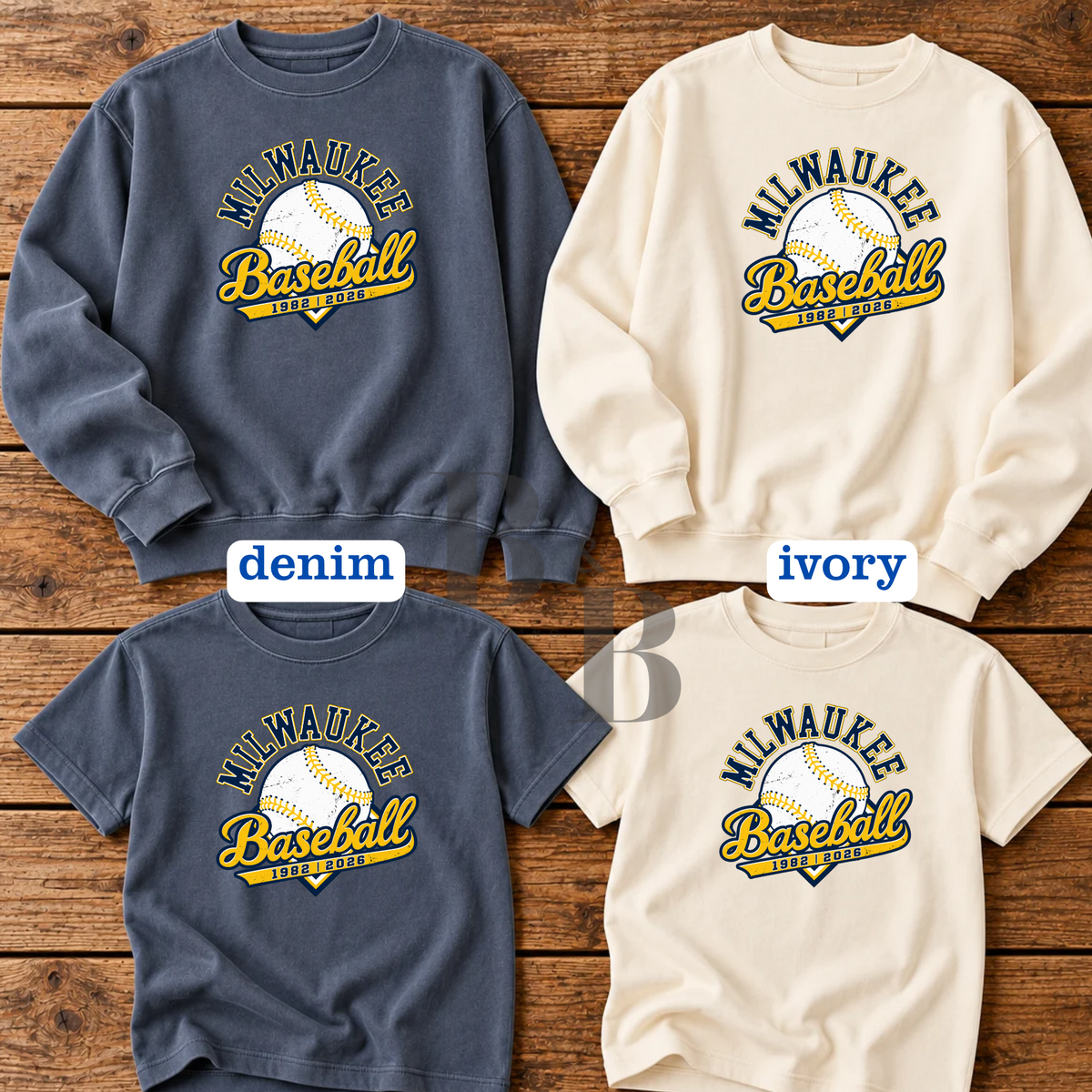 1982|2026 Milwaukee Baseball Comfort Colors
