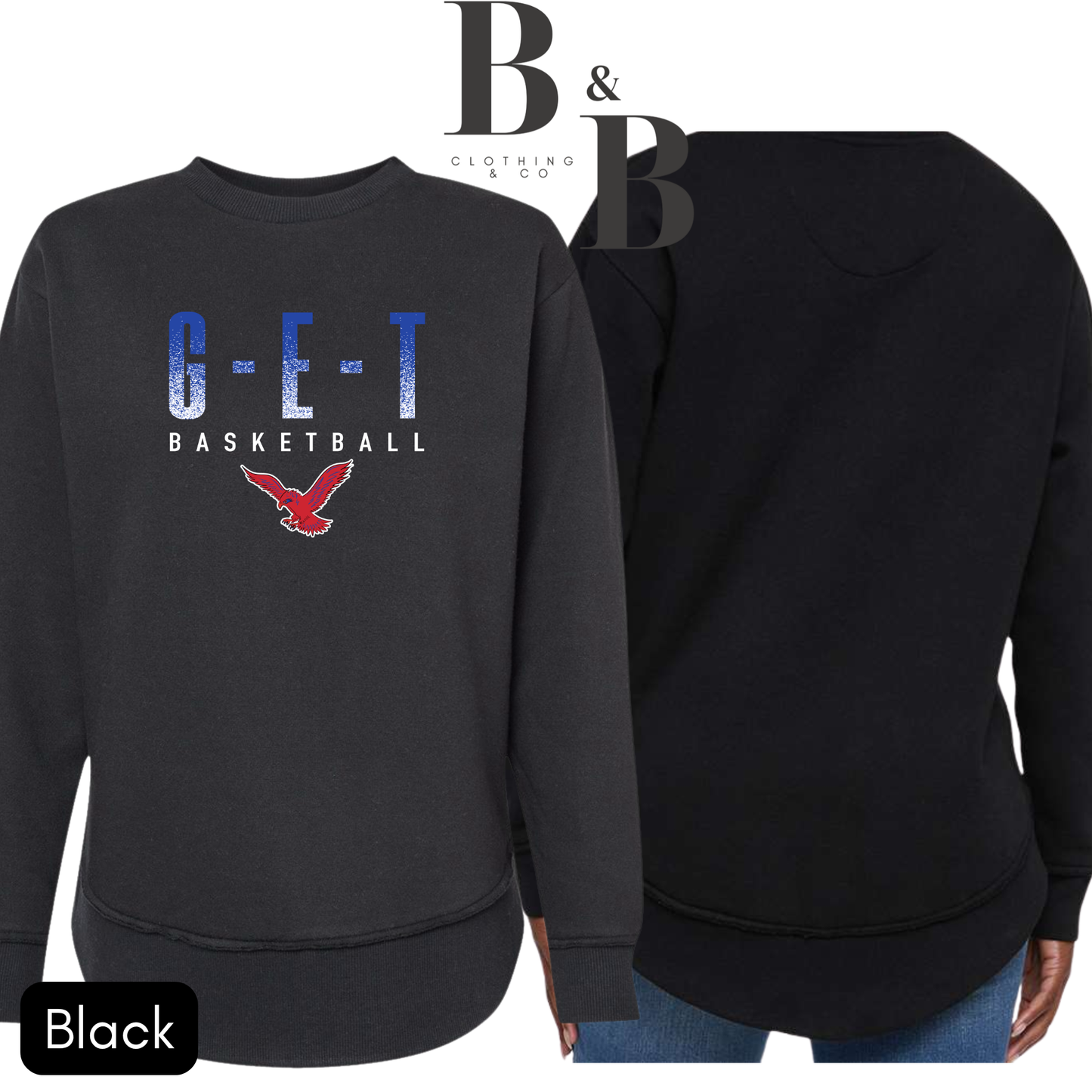 G-E-T Basketball w/ Redhawk Women's Comfy Fleece
