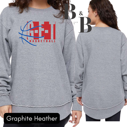 G-E-T Basketball Red & Blue Women's Comfy Fleece