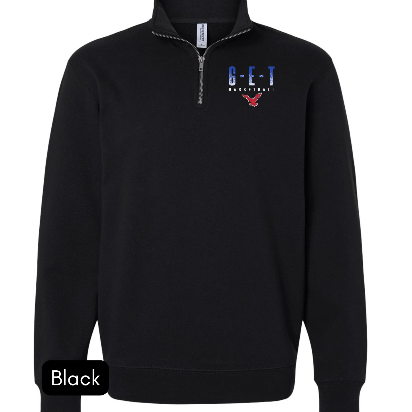 G-E-T Basketball Cotton Quarter Zips