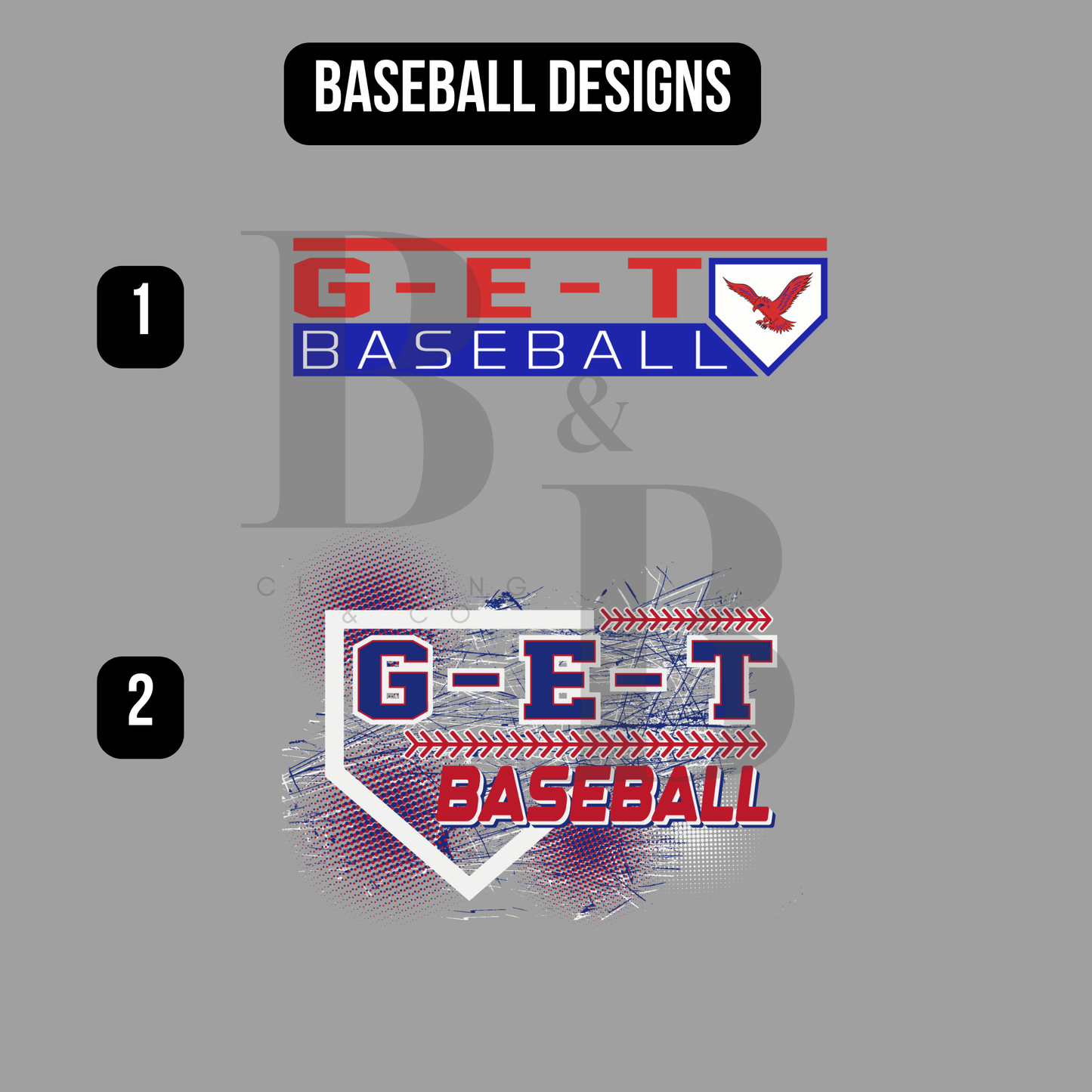G-E-T Baseball Quarter Zips