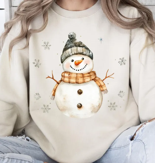 Snowman & Snowflakes