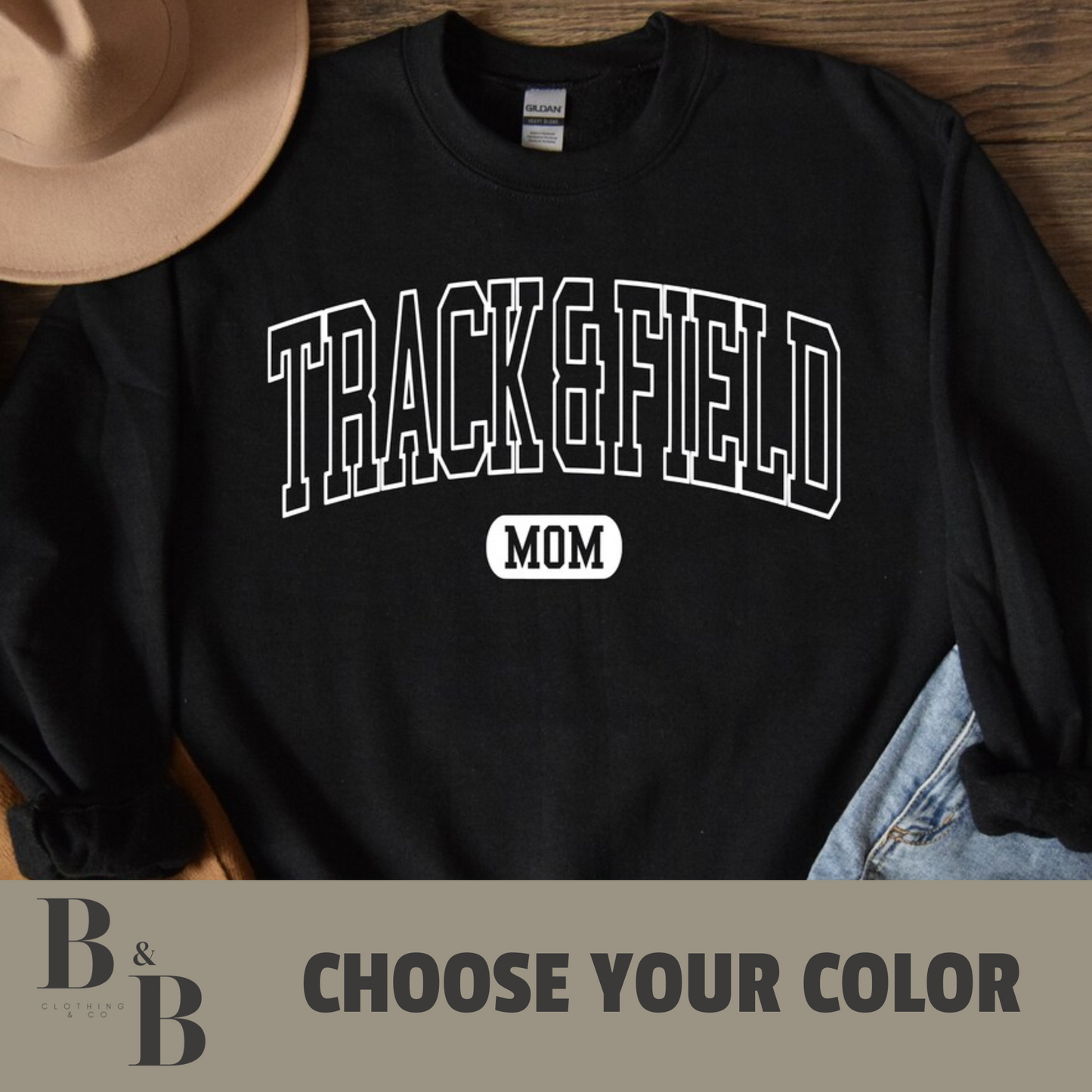 Track & Field Mom- Choose your color!